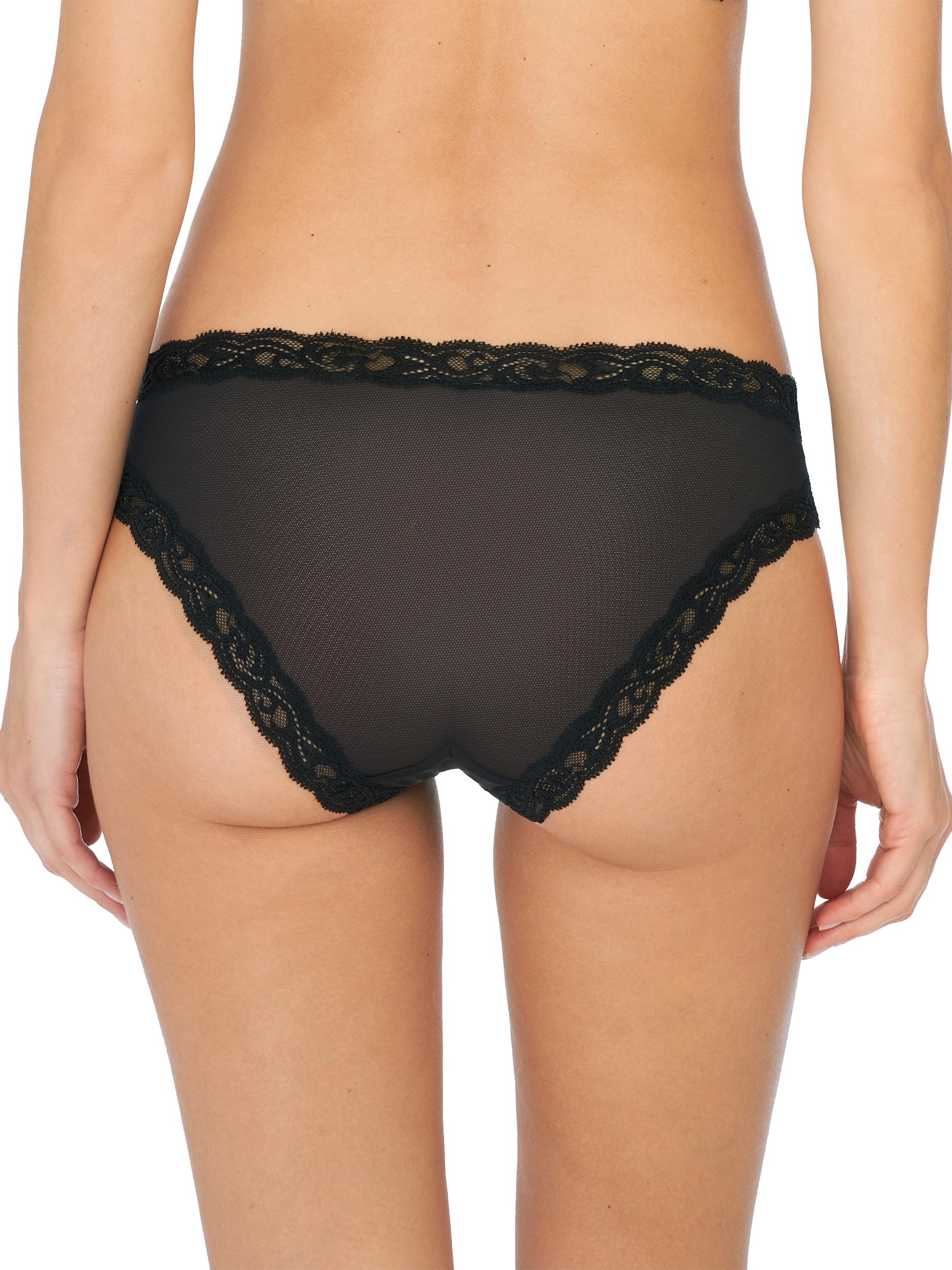 Natori Women's Feathers Lace Hipster - Black | Thumbnail 2