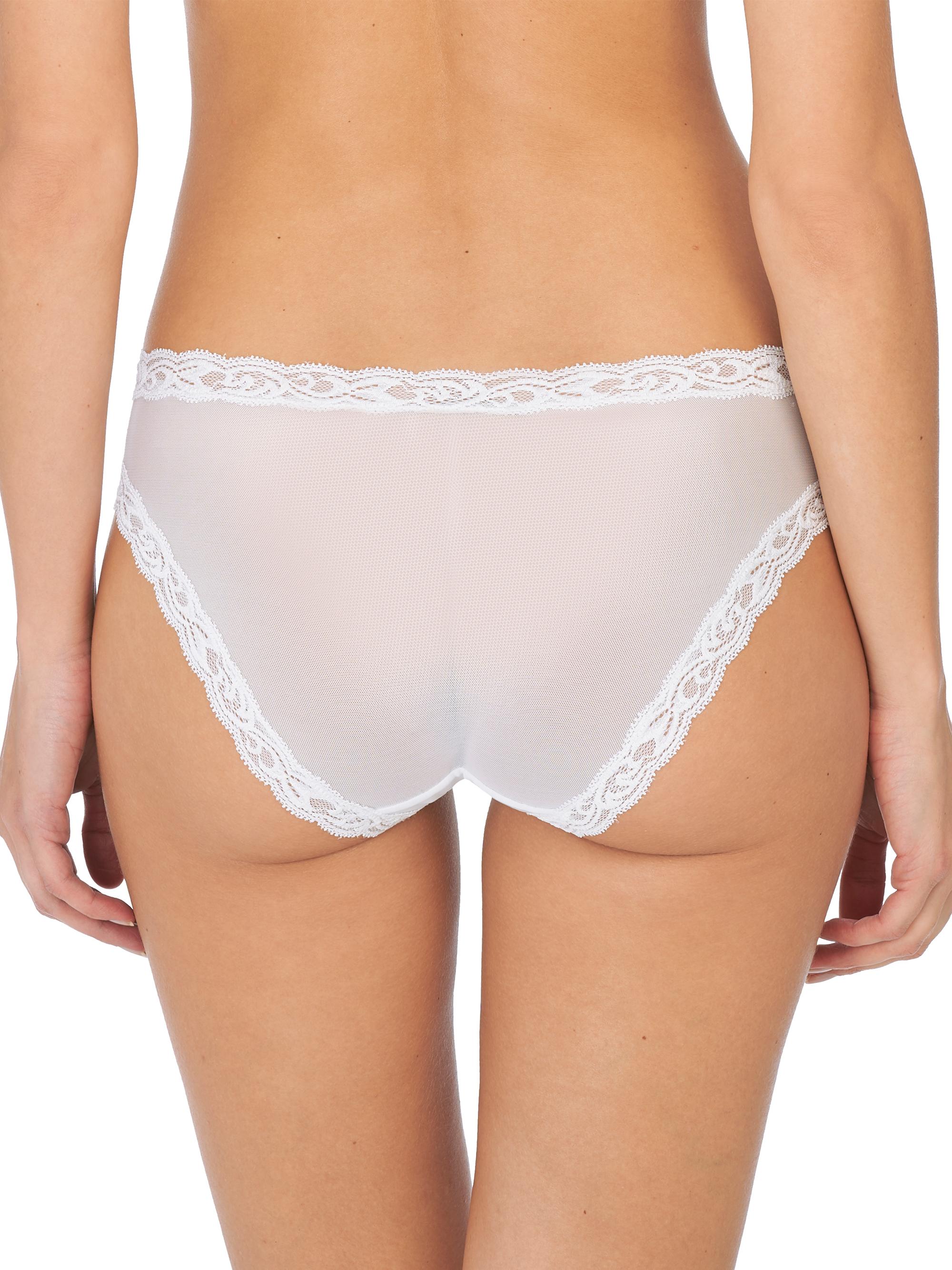 Natori Women's Feathers Lace Hipster - White | Thumbnail 3