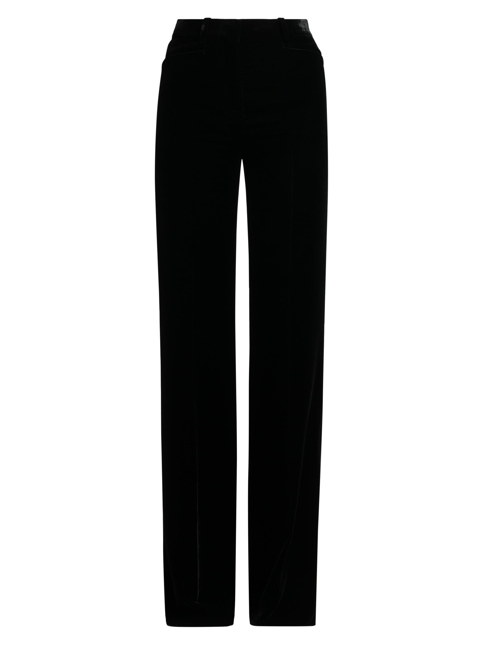 TOM FORD Women's Velvet High-Rise Boot Cut Pants - Black