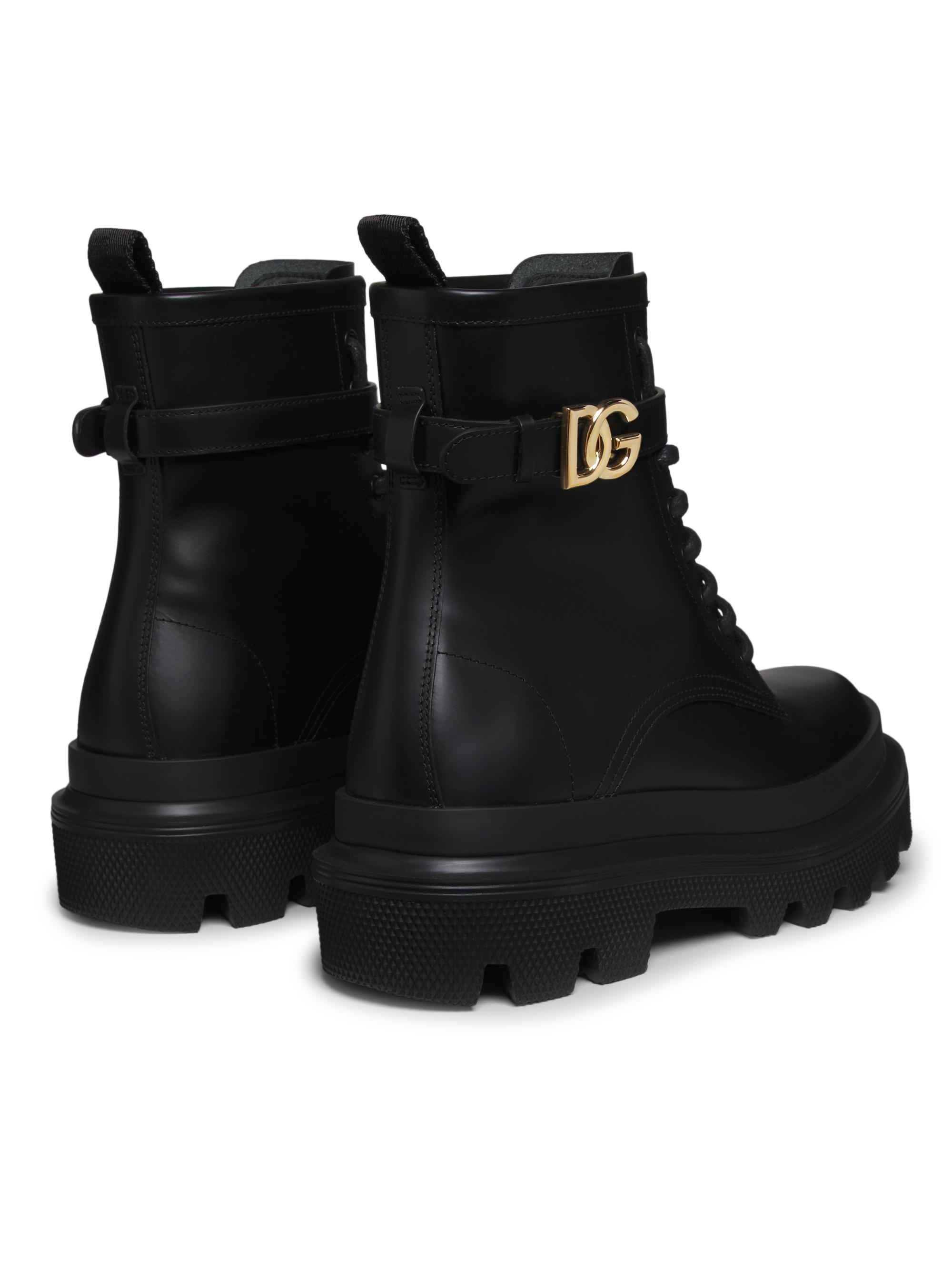 DOLCE&GABBANA ブーツ サイズ8 (26cm) シューキーパー付き Dolce&Gabbana Trek Leather Boots | Saks Fifth Avenue