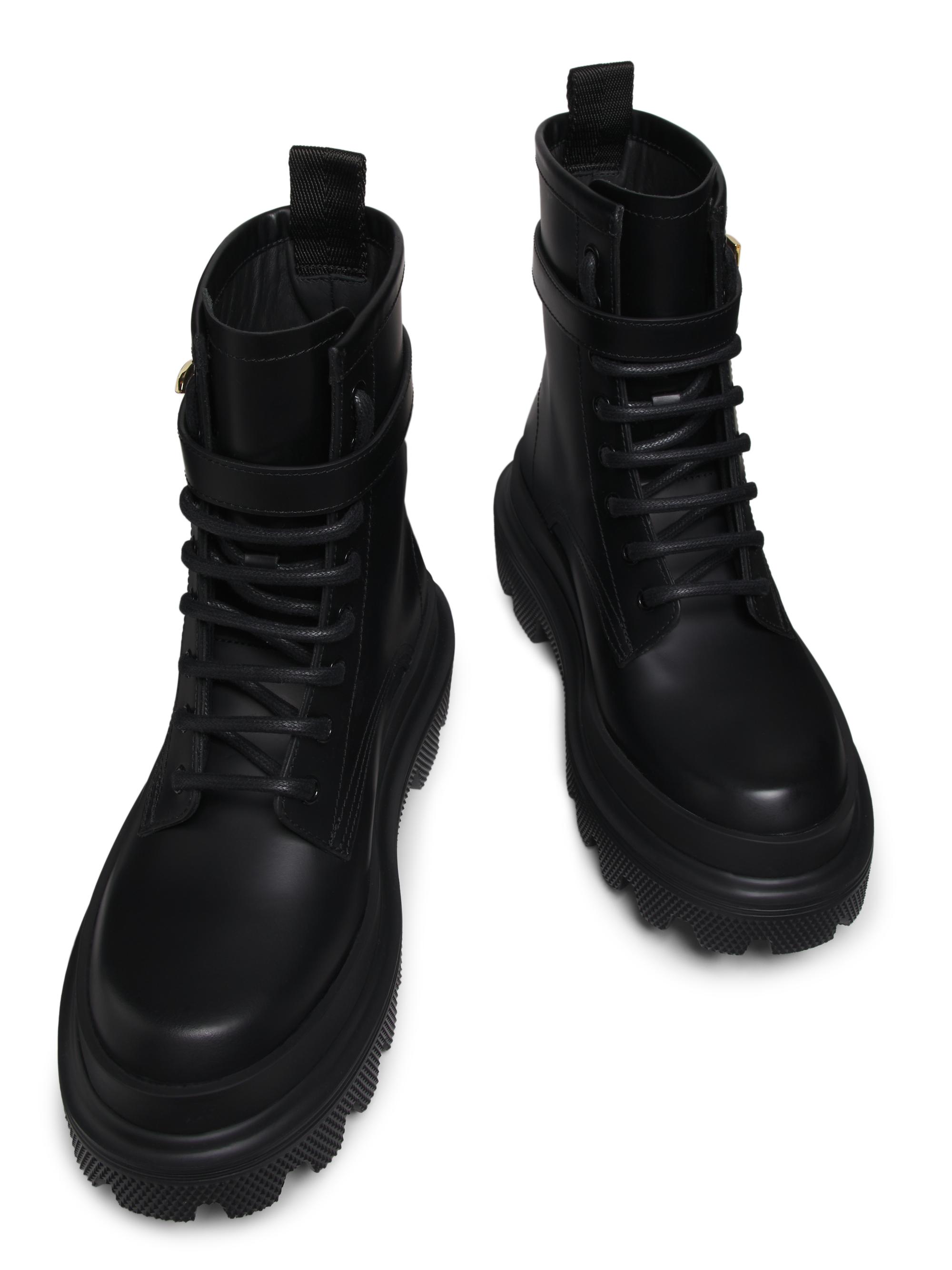 Dolce&Gabbana Trek Leather Boots | Saks Fifth Avenue