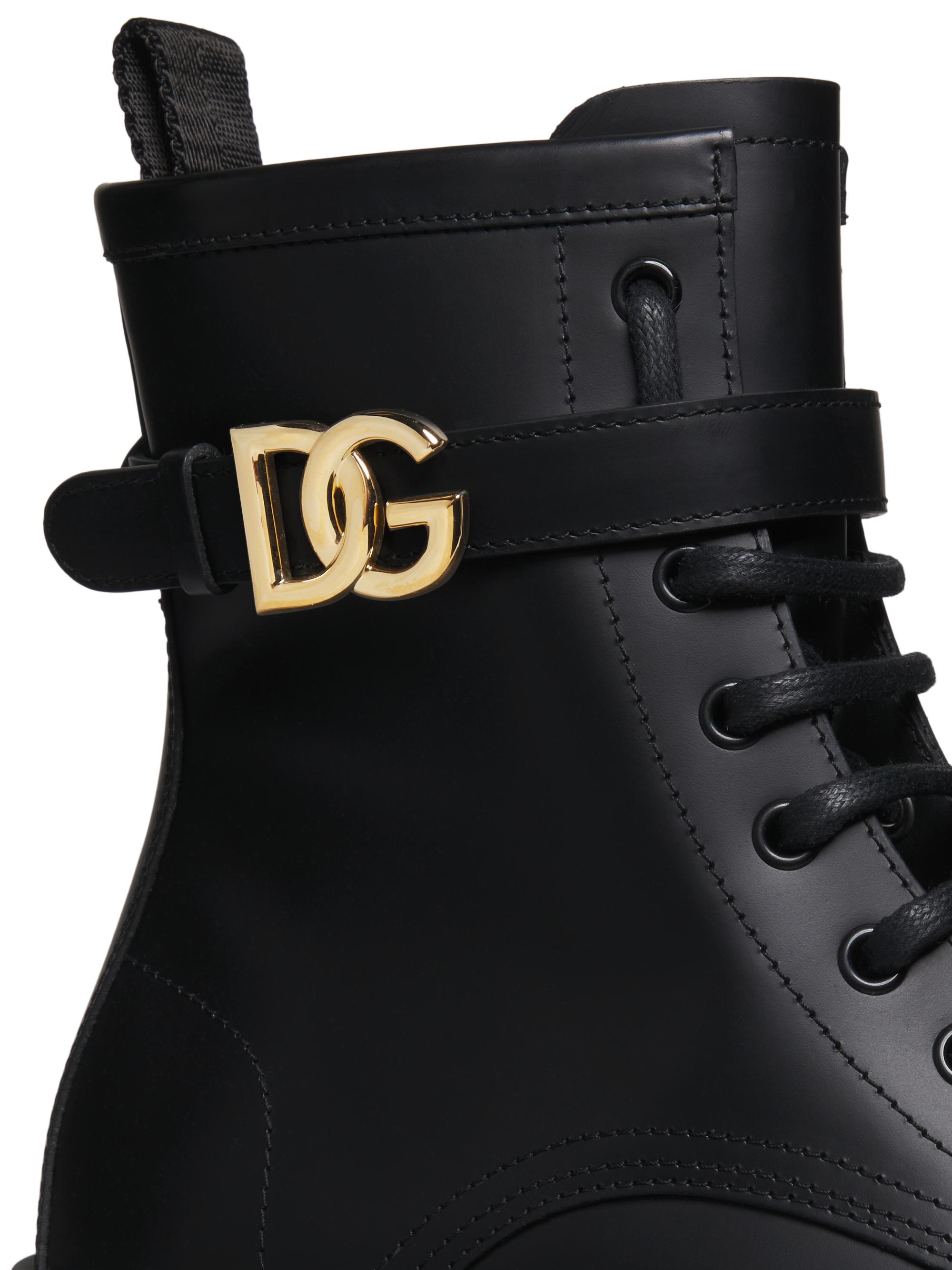 Dolce&Gabbana Trek Leather Boots | Saks Fifth Avenue