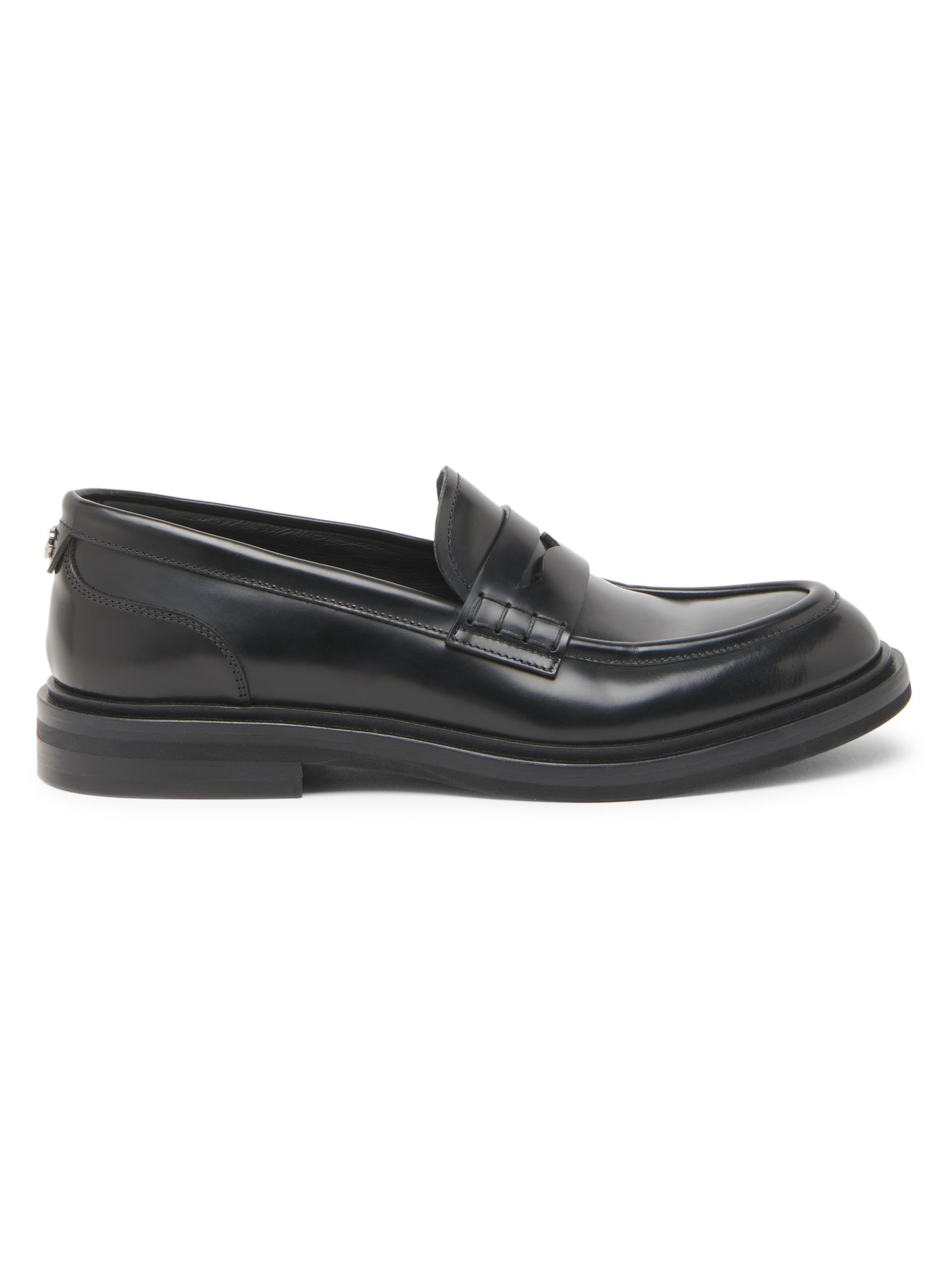 Dolce & Gabbana Women's Logo-Detailed Leather Loafers - Nero
