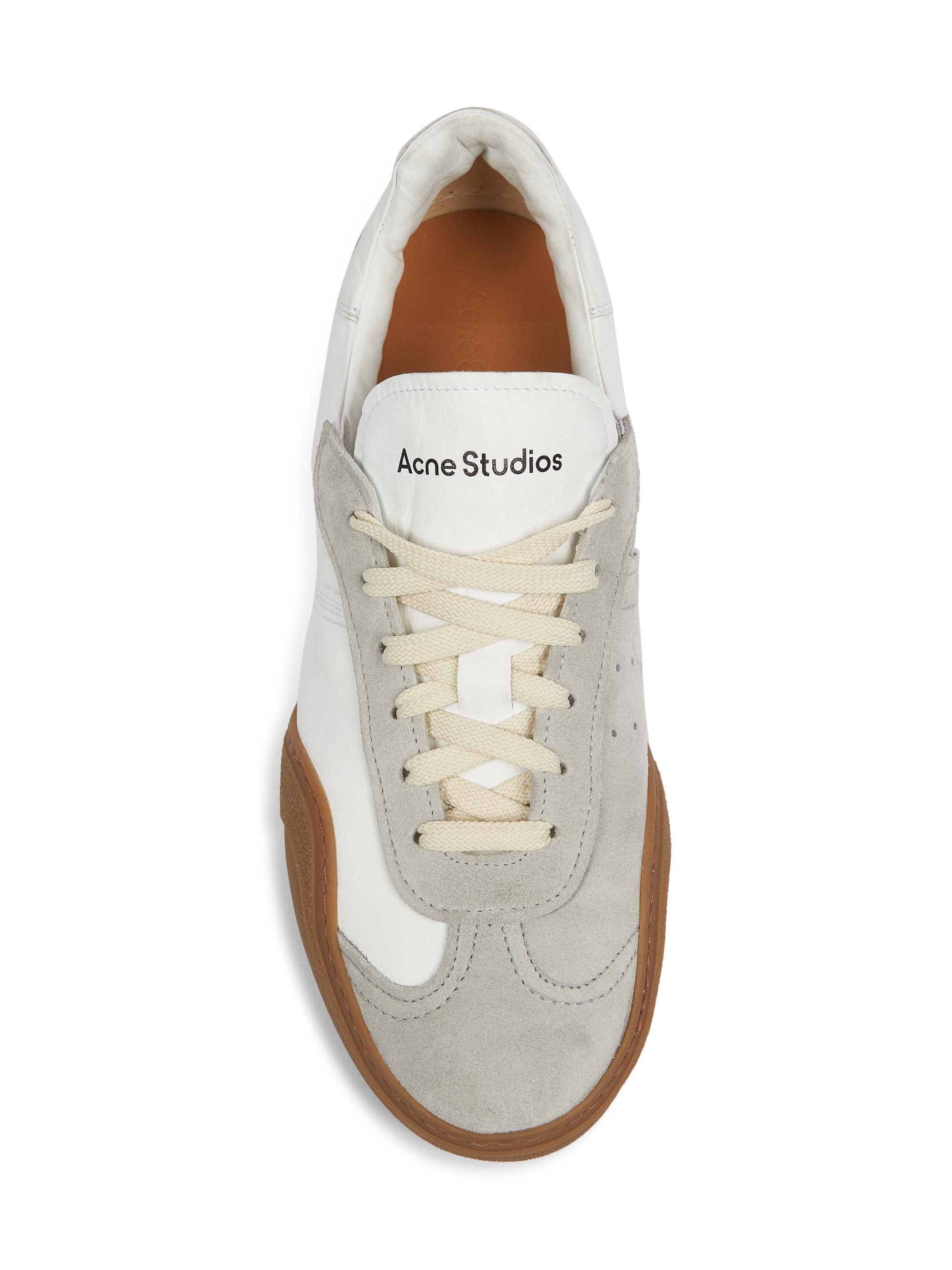 Acne Studios Bars M Leather Low-Top Sneakers | Saks Fifth Avenue