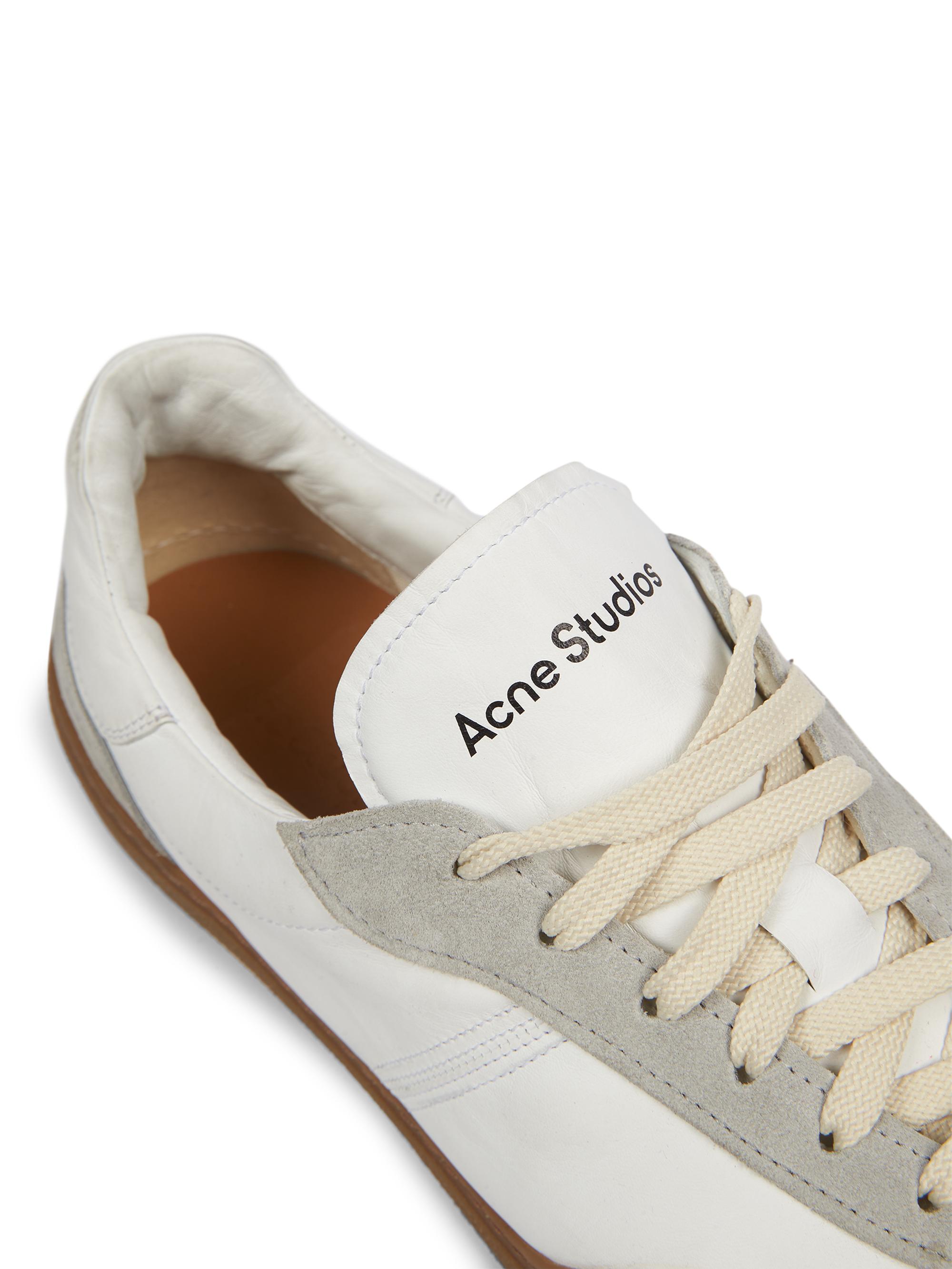 Acne Studios Bars M Leather Low-Top Sneakers | Saks Fifth Avenue