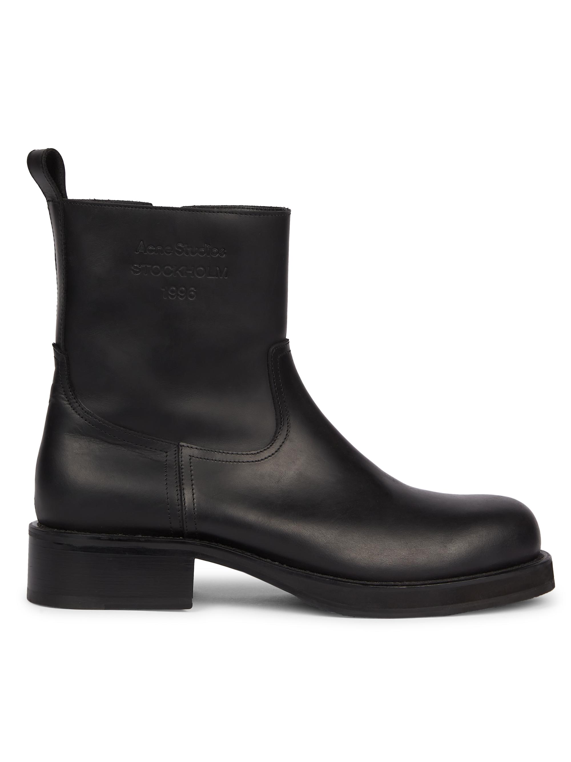 LEMAIRE Soft Workwear ブーツ 41 BLACK Shop Black Soft Workwear Boots on Sale at BeyondStyle – Get 32
