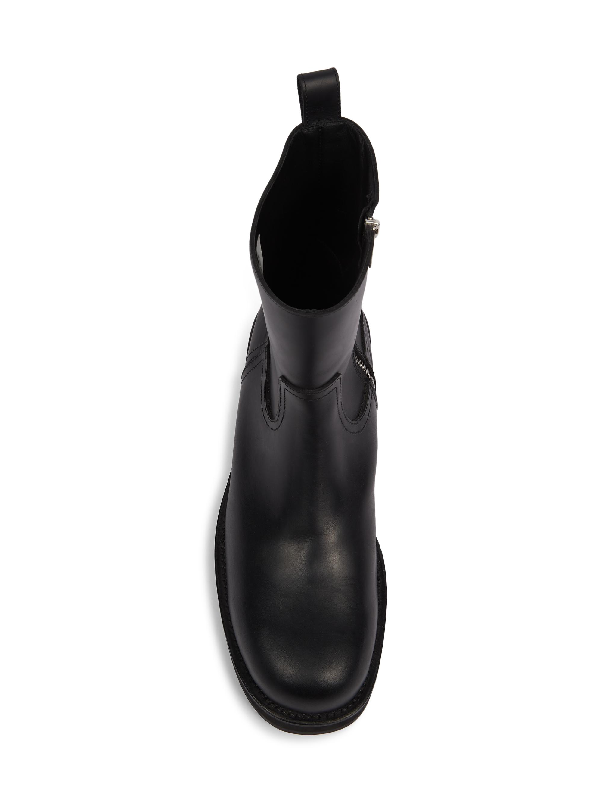 Acne Studios Besare Waxed Leather Boots | Saks Fifth Avenue