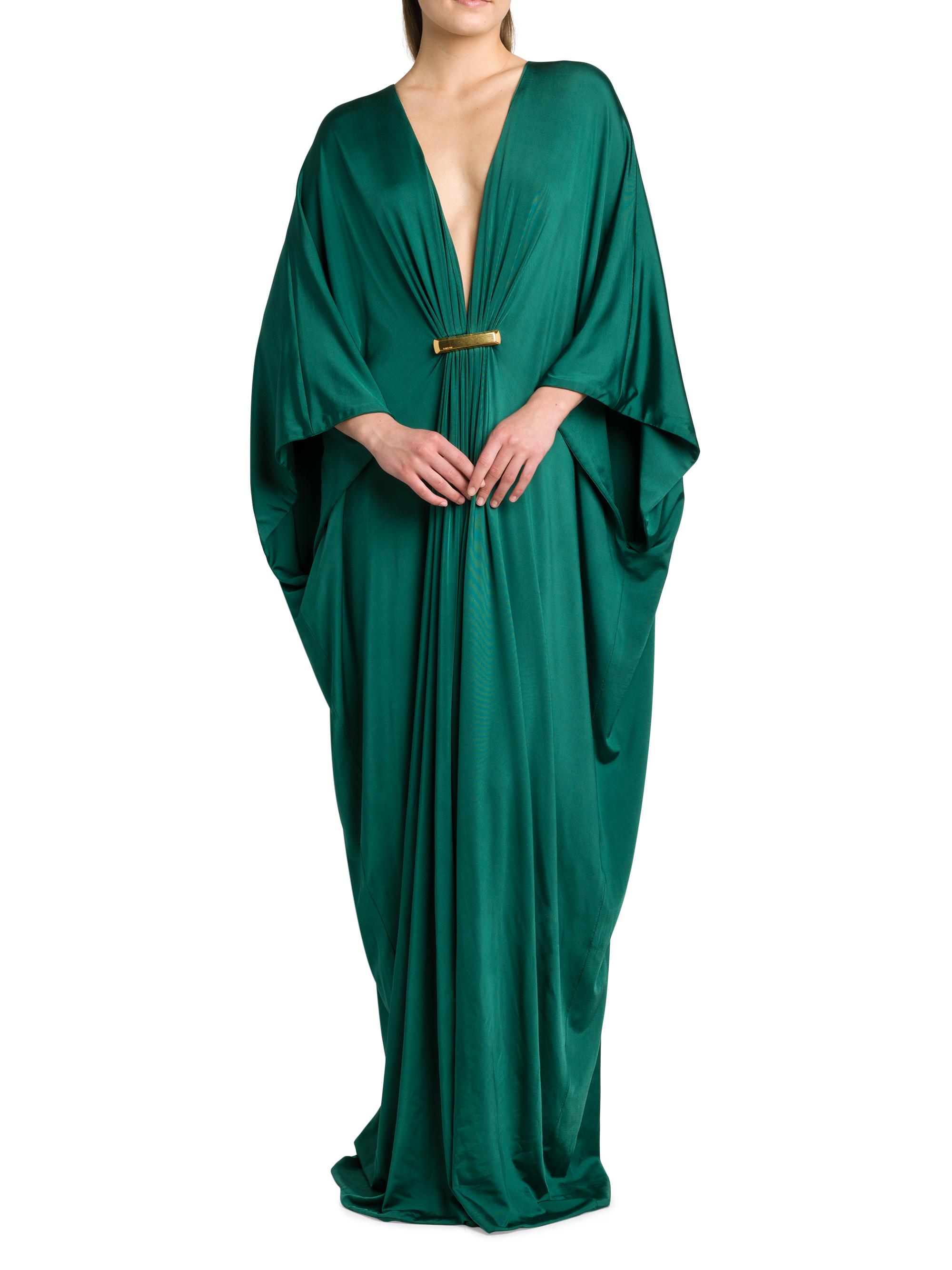 TOM FORD Satin Stretch Jersey Kaftan Gown | Saks Fifth Avenue