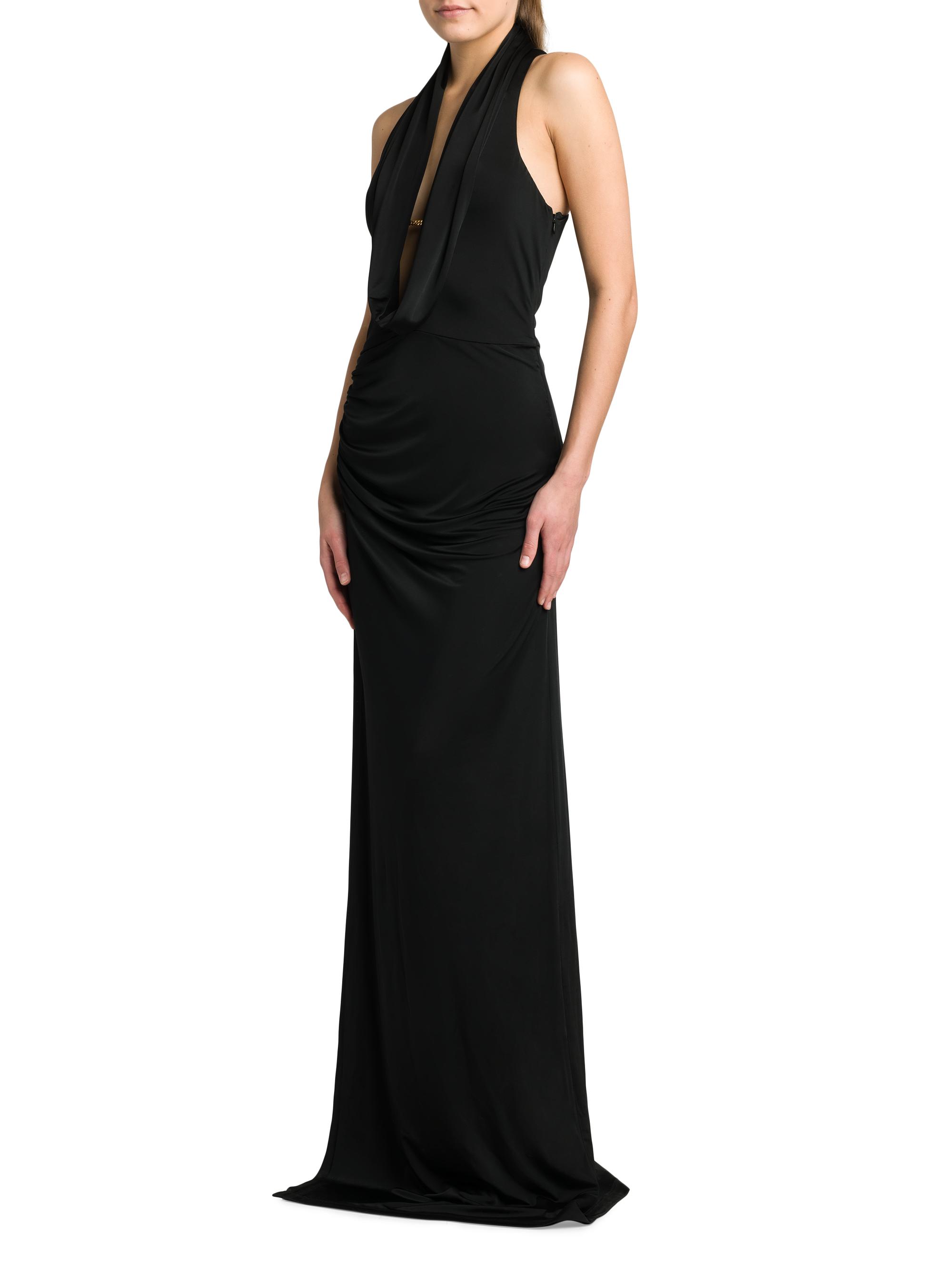 black jersey strapless maxi dress Lei Strapless Black Maxi Dress - US 2 main image 1