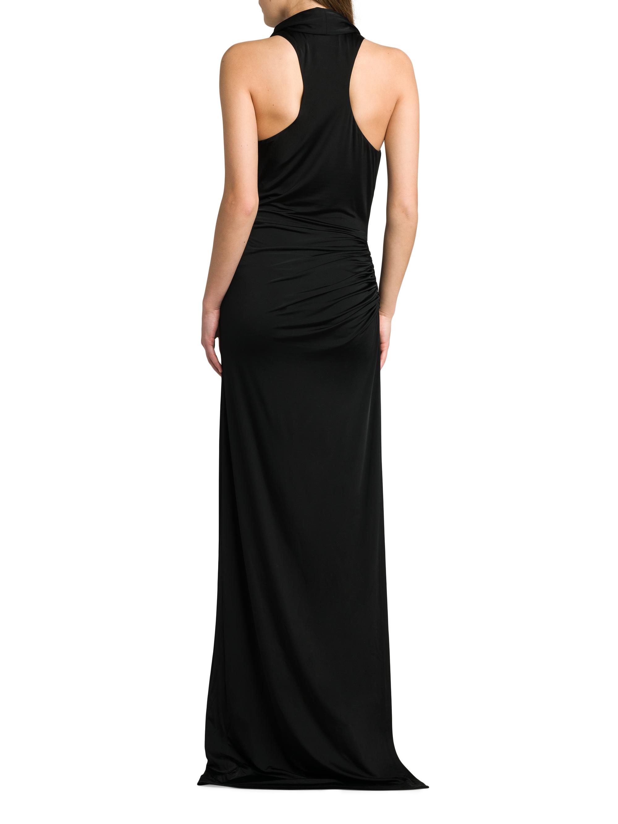 sachin and babi light blue dress TOM FORD Draped Jersey Gown