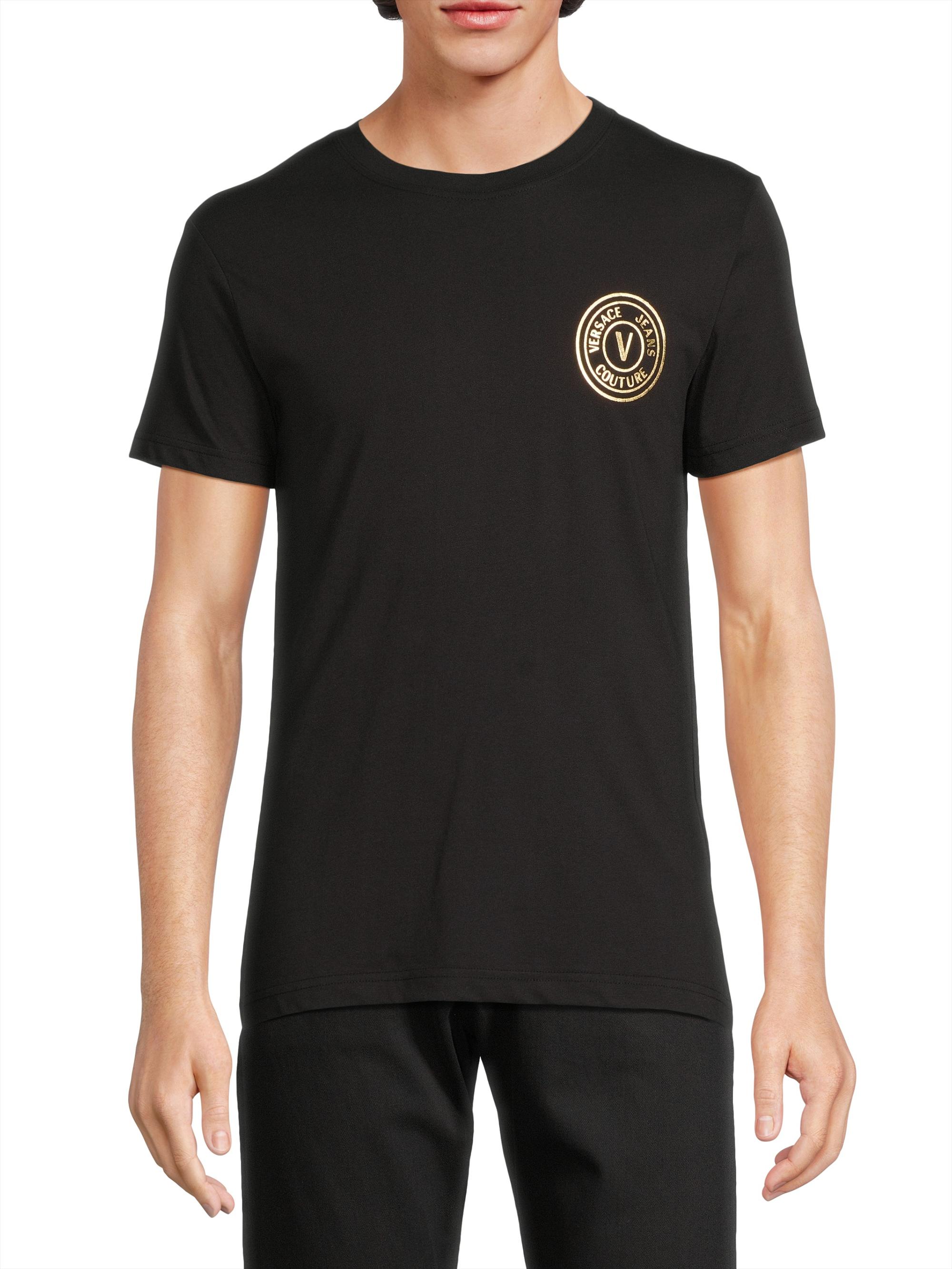 VERSACE ロゴ コットンTシャツ Versace Jeans Couture Logo Cotton T-Shirt | Saks Fifth Avenue