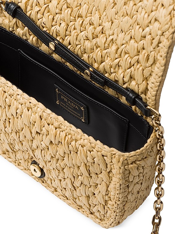 Shop Prada Woven Fabric Shoulder Bag | Saks Fifth Avenue Shop Prada Woven Fabric Shoulder Bag | Saks Fifth Avenue