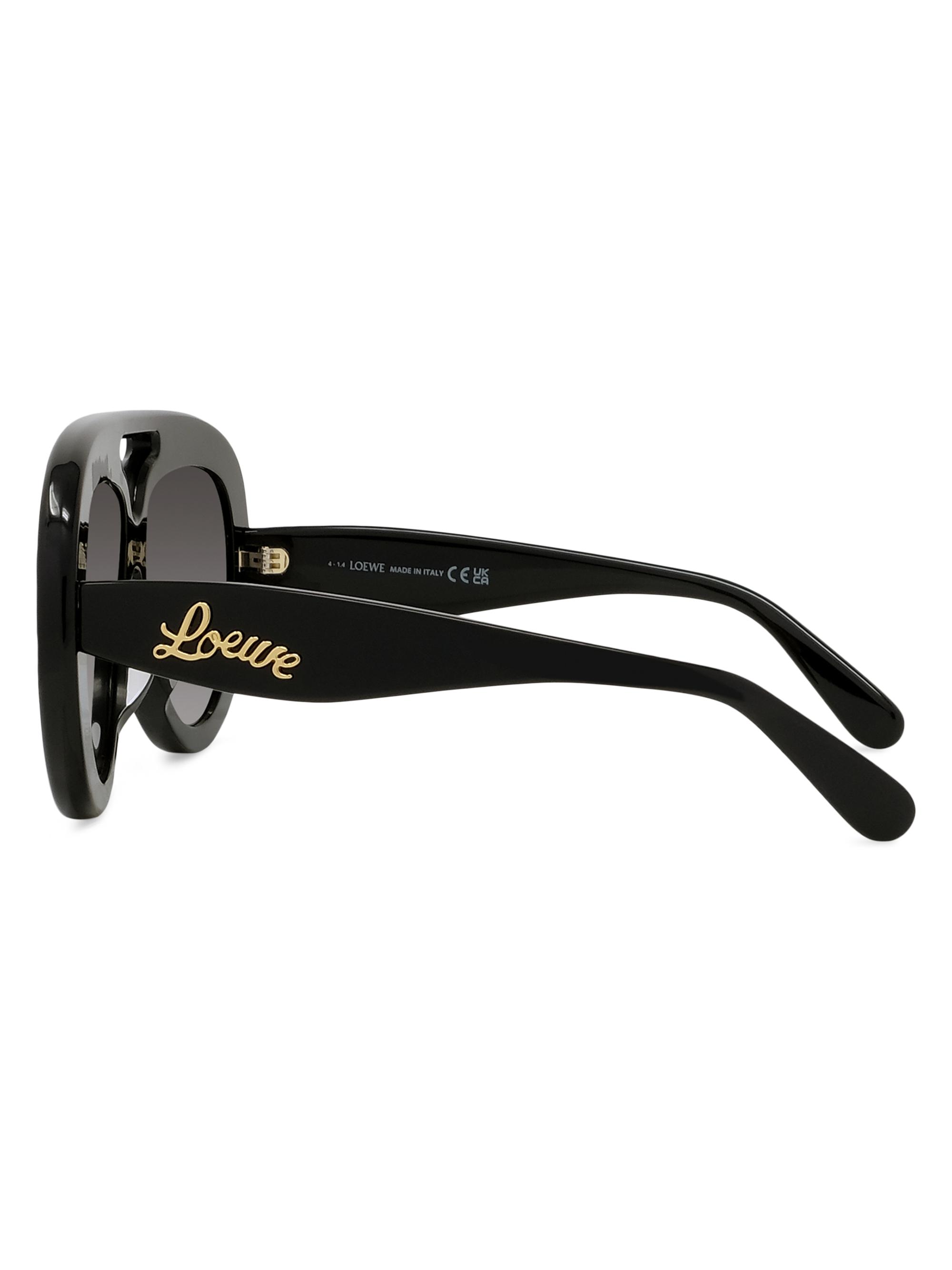 LOEWE Curvy 55MM Pilot Sunglasses | Saks Fifth Avenue