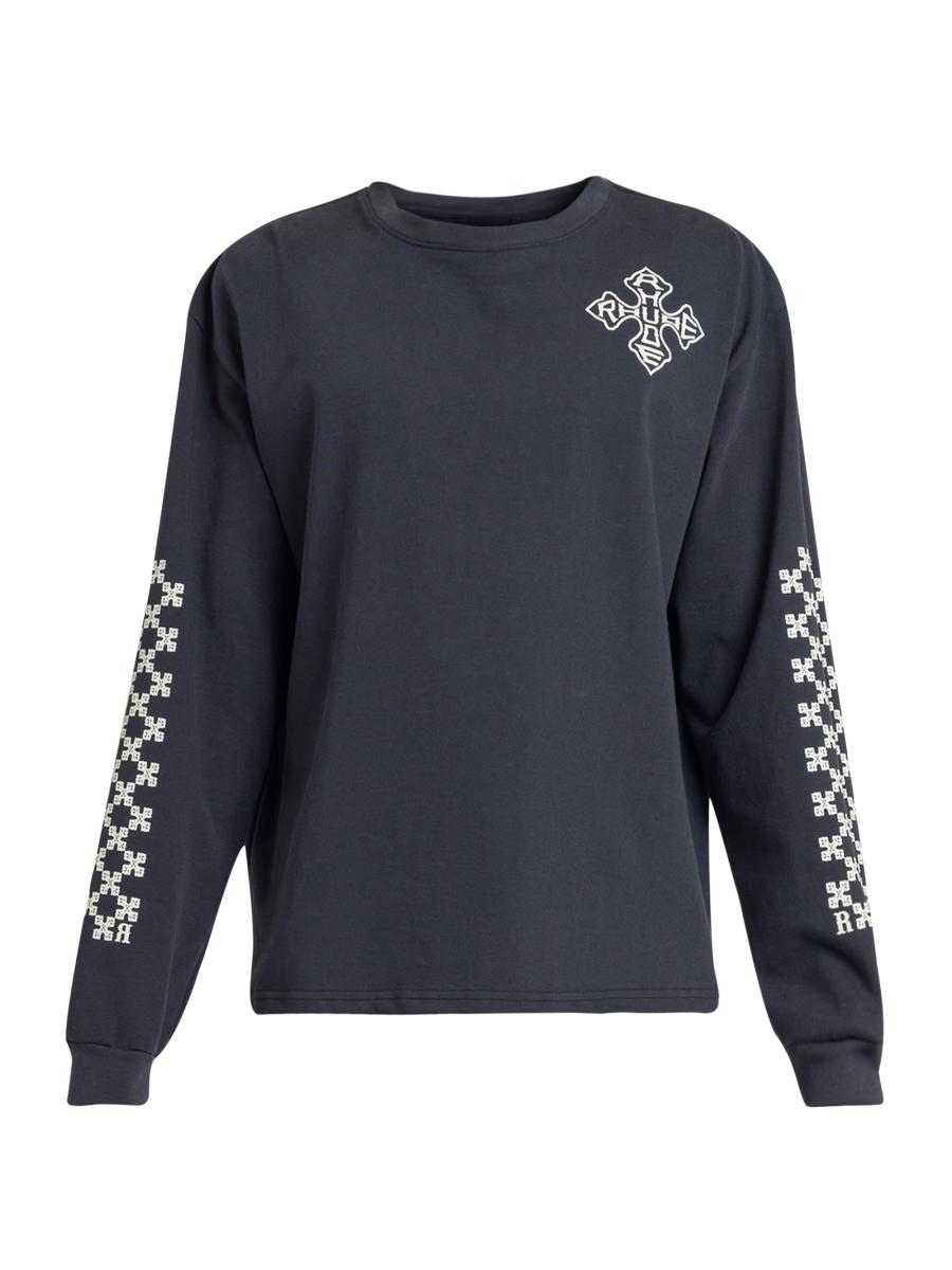 Rhude Cross Cotton Long-Sleeve T-Shirt | Saks Fifth Avenue
