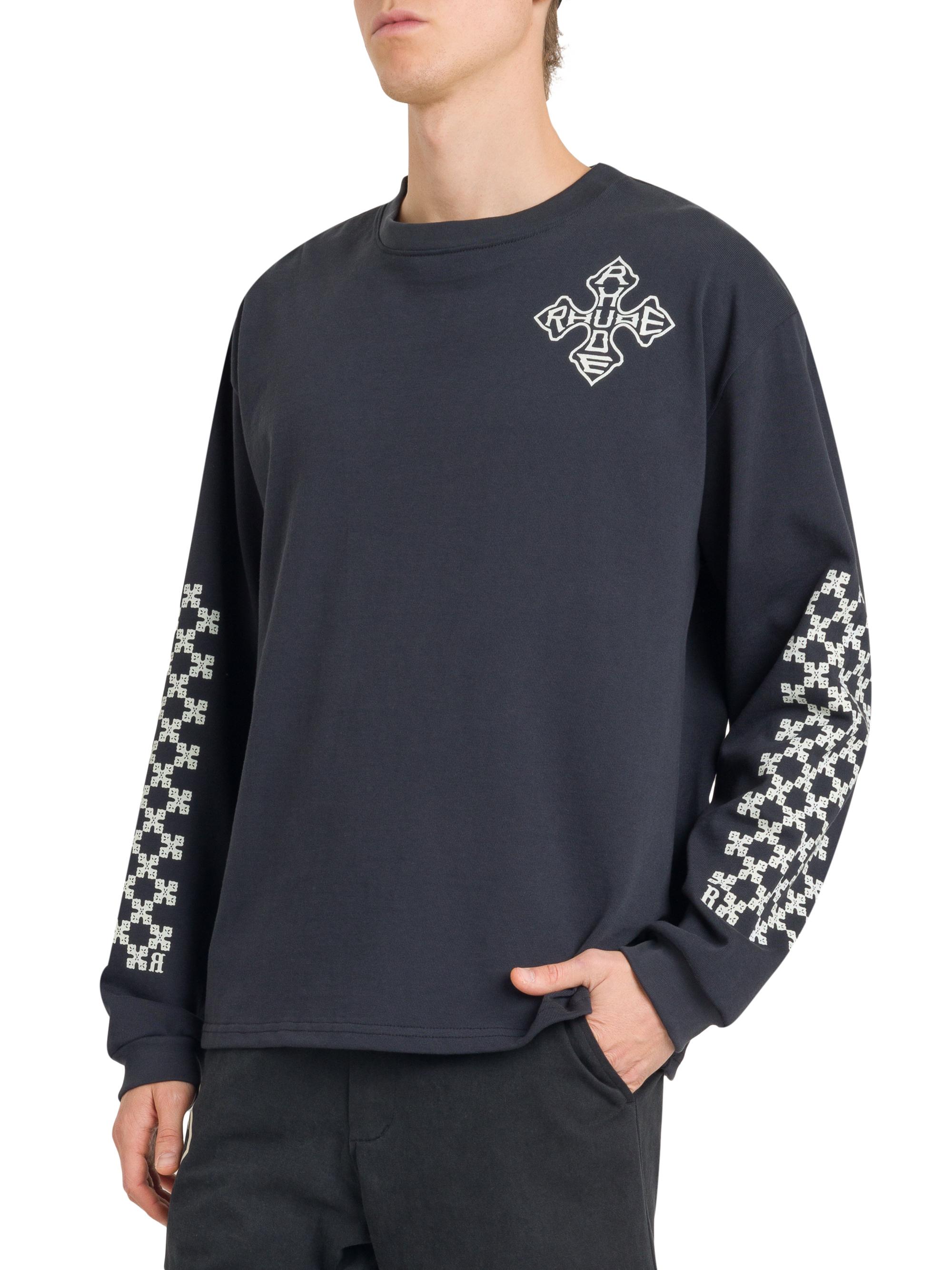 Rhude Cross Cotton Long-Sleeve T-Shirt | Saks Fifth Avenue