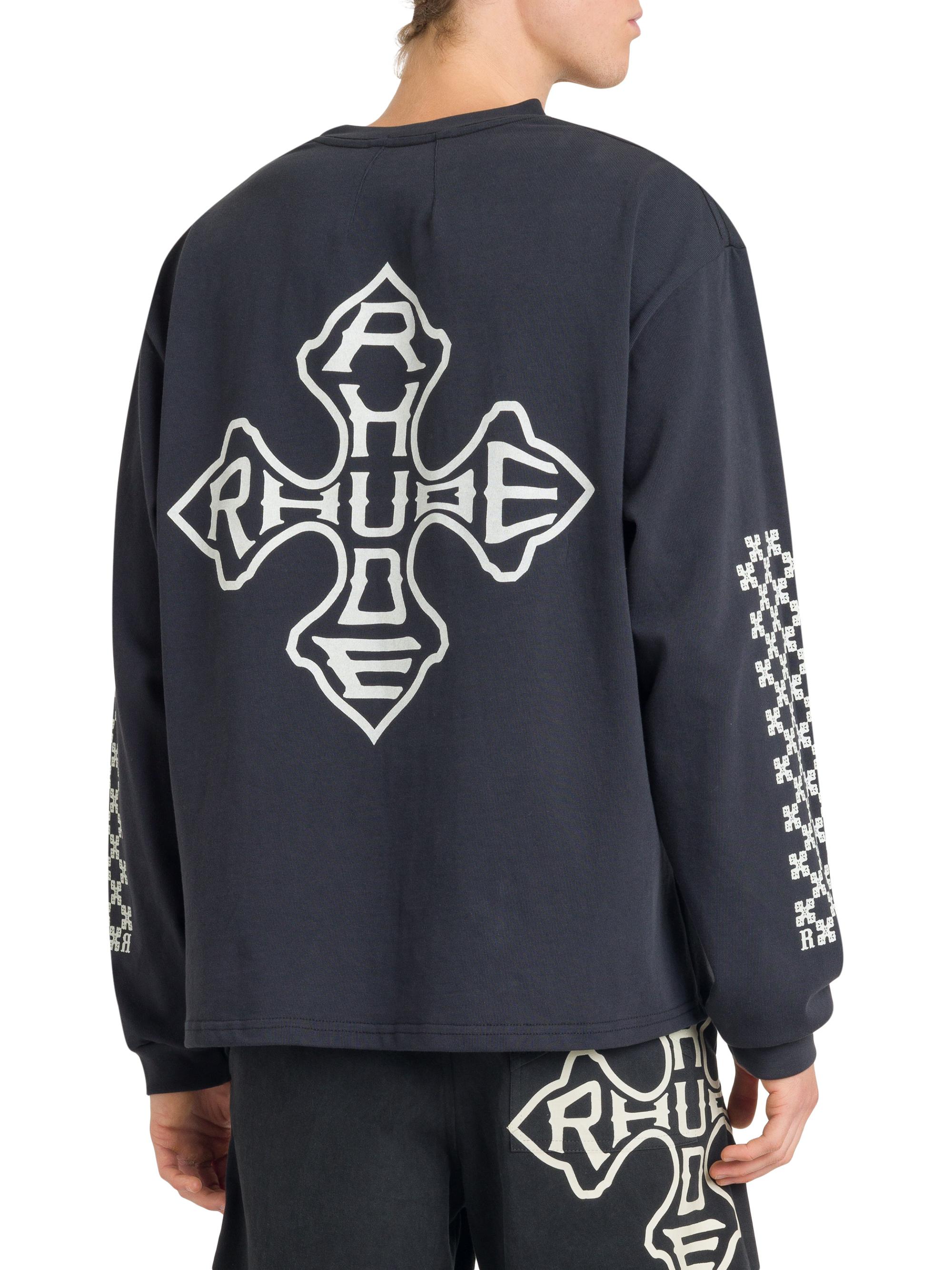 Rhude Cross Cotton Long-Sleeve T-Shirt | Saks Fifth Avenue