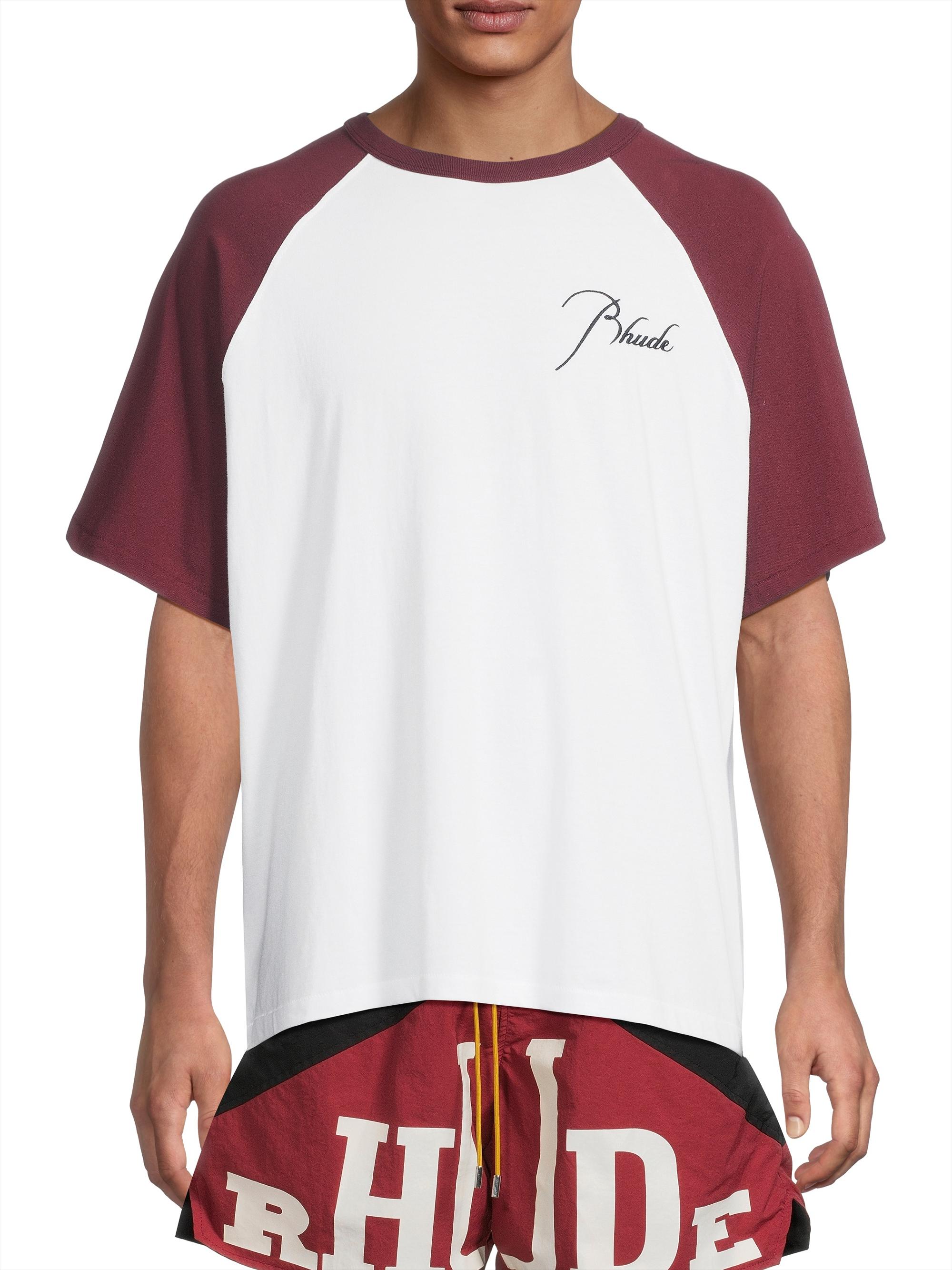 Rhude Logo Cotton Raglan T-Shirt | Saks Fifth Avenue