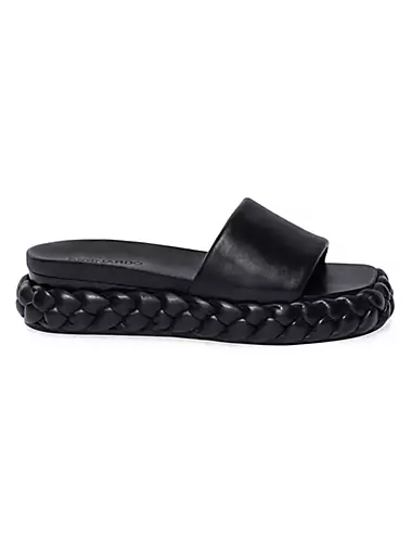 Charleston Leather Braided Sandals