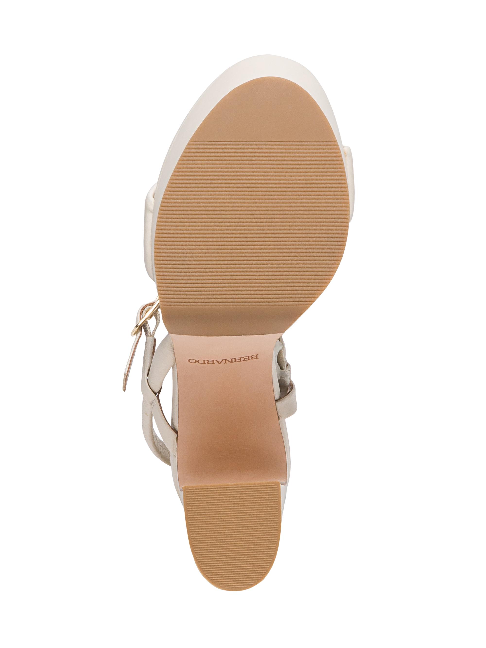 Bernardo Ventura Leather Platform Sandals | Saks Fifth Avenue