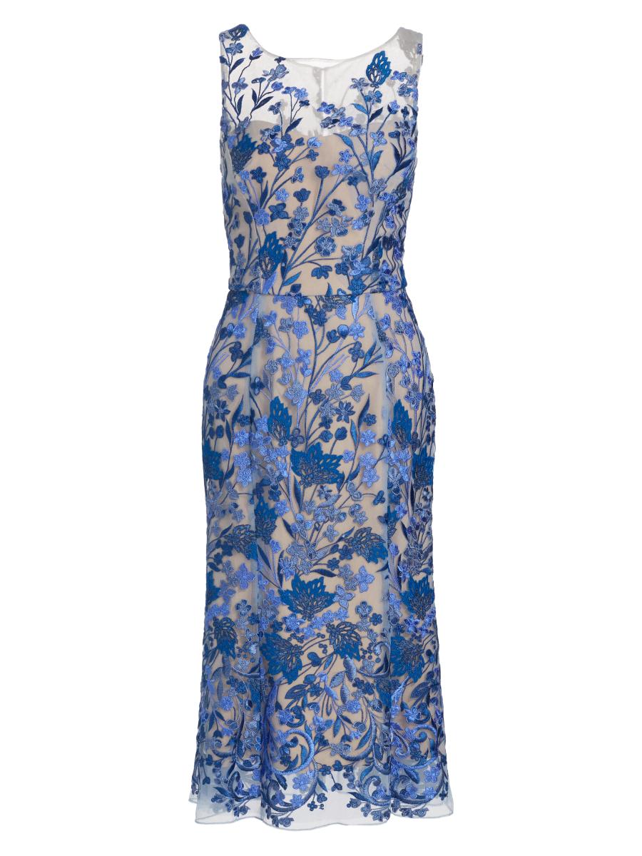 Marchesa Notte Embroidered Tulle Dress | Saks Fifth Avenue