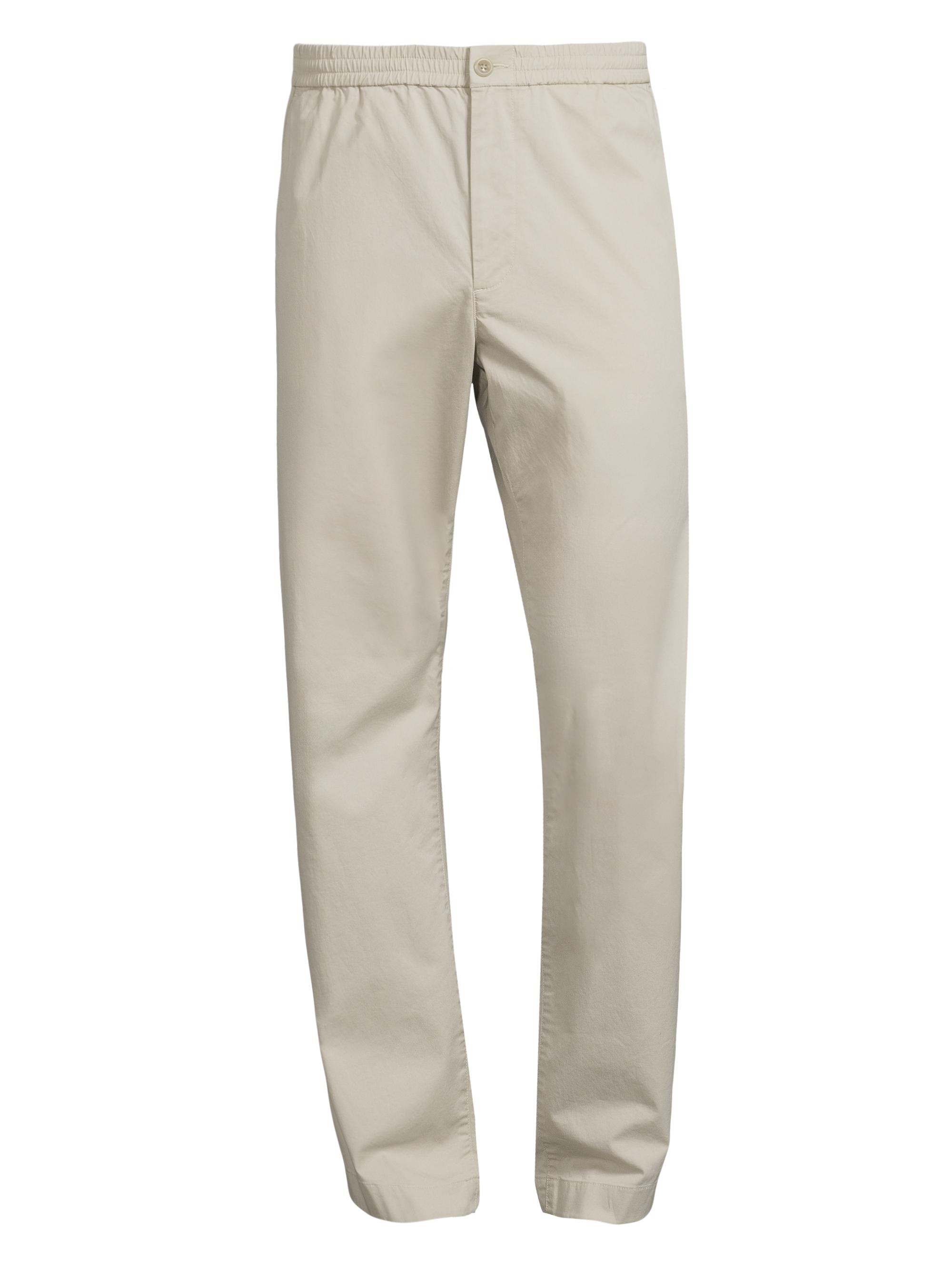 Vince Men's Stretch-Cotton Flat-Front Pants - Morning Haze