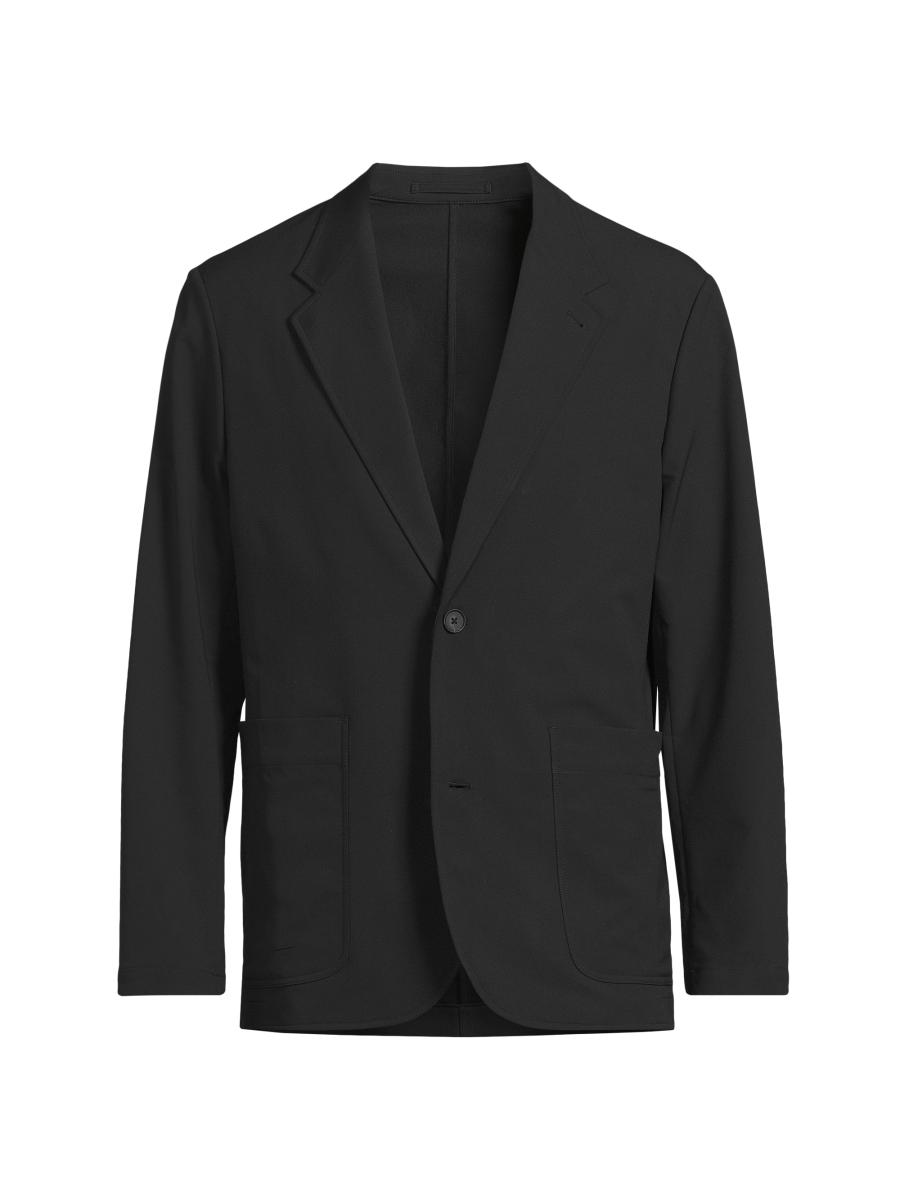 Vince Men's Tech Dobby Two-button Blazer In Black