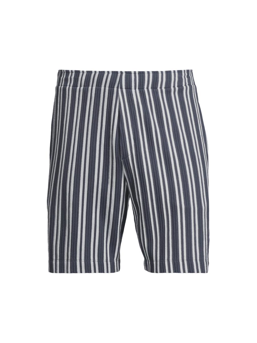 Vince Striped Cotton-Blend Jacquard Shorts | Saks Fifth Avenue