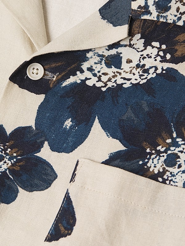 Shop Vince Blossoms Linen-Blend Camp Shirt | Saks Fifth Avenue Shop Vince Blossoms Linen-Blend Camp Shirt | Saks Fifth Avenue