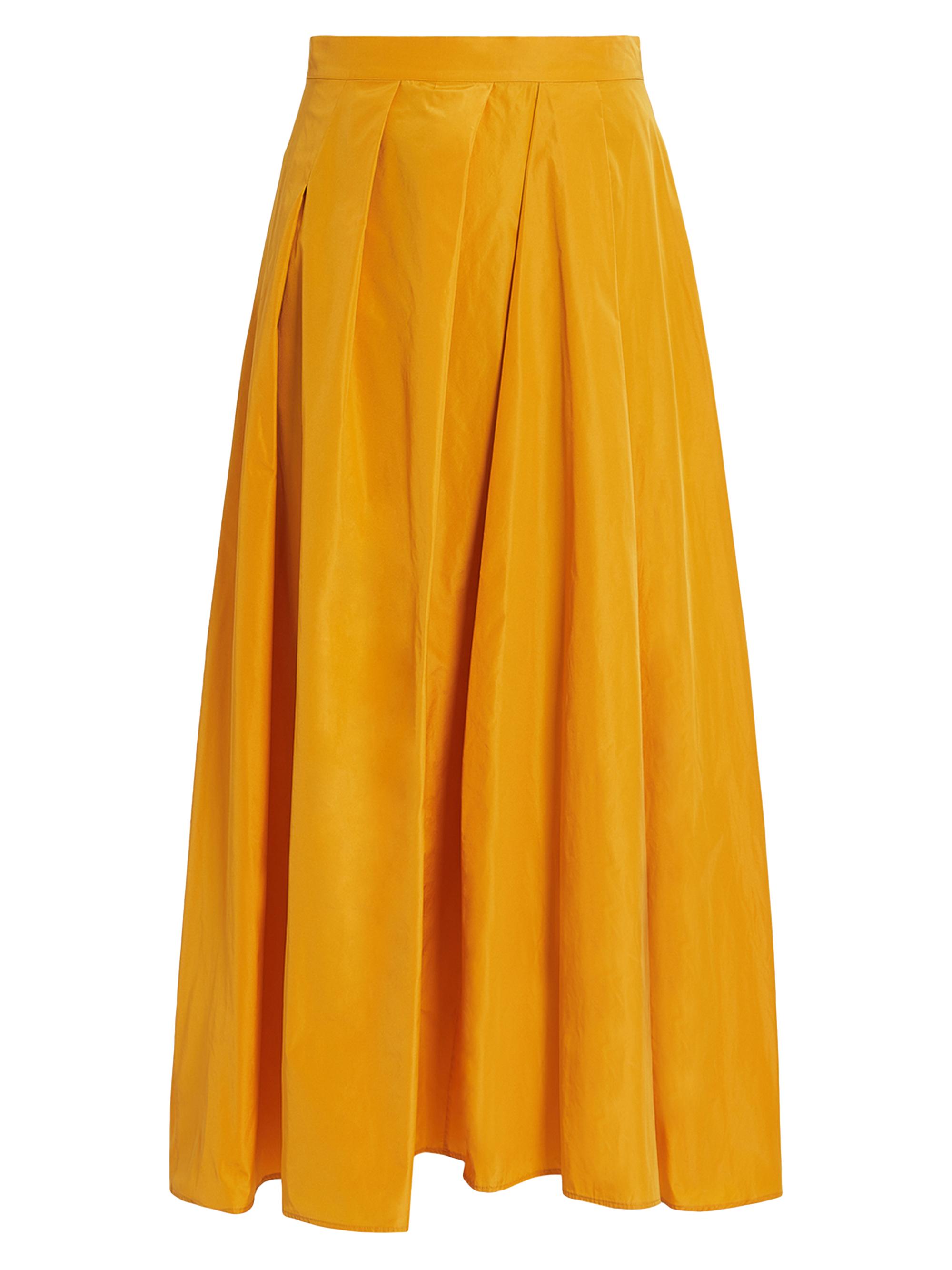 Marina Rinaldi Women's Plus Aderire Taffeta Maxi Skirt - Gold
