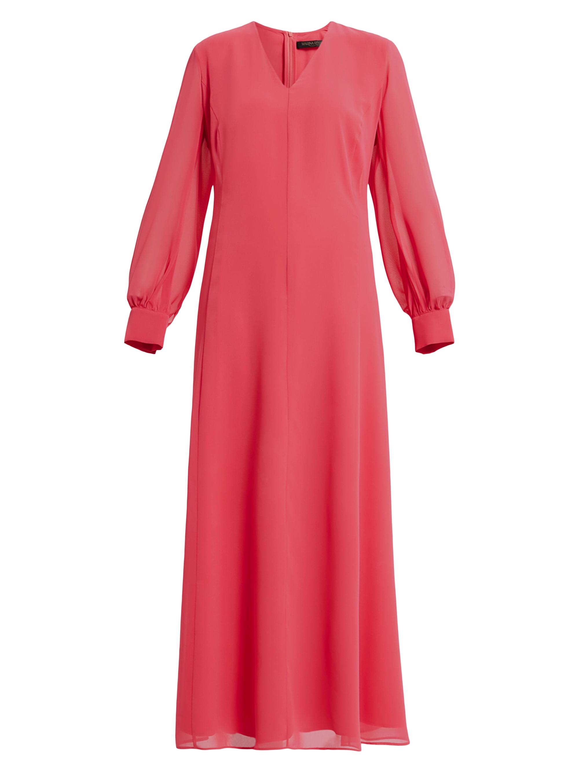 Marina Rinaldi Women's Cambio Crepe Georgette Maxi Dress - Pink Red