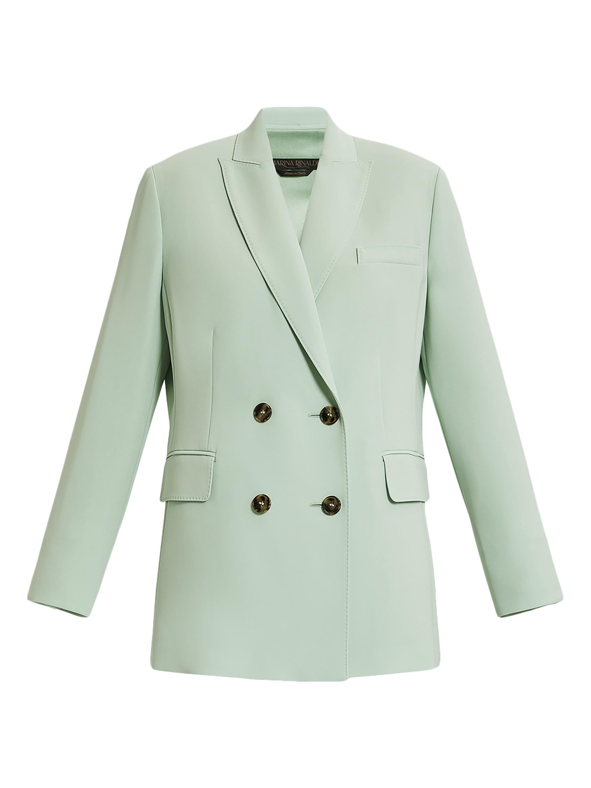 Marina Rinaldi Women's Plus Fox Cady Jacket - Pastel Green