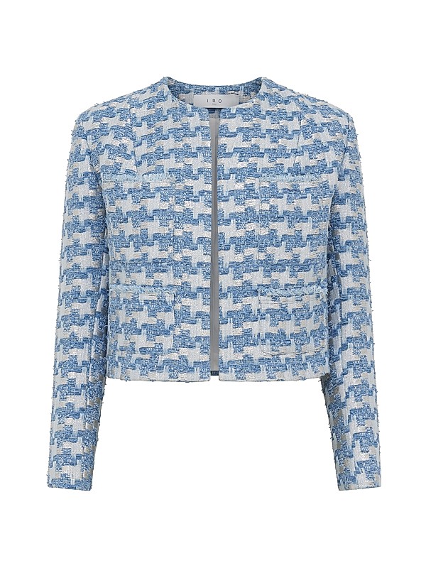 Shop IRO Tiare Lurex Tweed Jacket | Saks Fifth Avenue Shop IRO Tiare Lurex Tweed Jacket | Saks Fifth Avenue