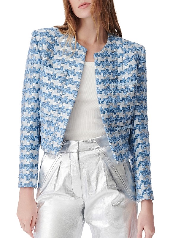 Shop IRO Tiare Lurex Tweed Jacket | Saks Fifth Avenue Shop IRO Tiare Lurex Tweed Jacket | Saks Fifth Avenue