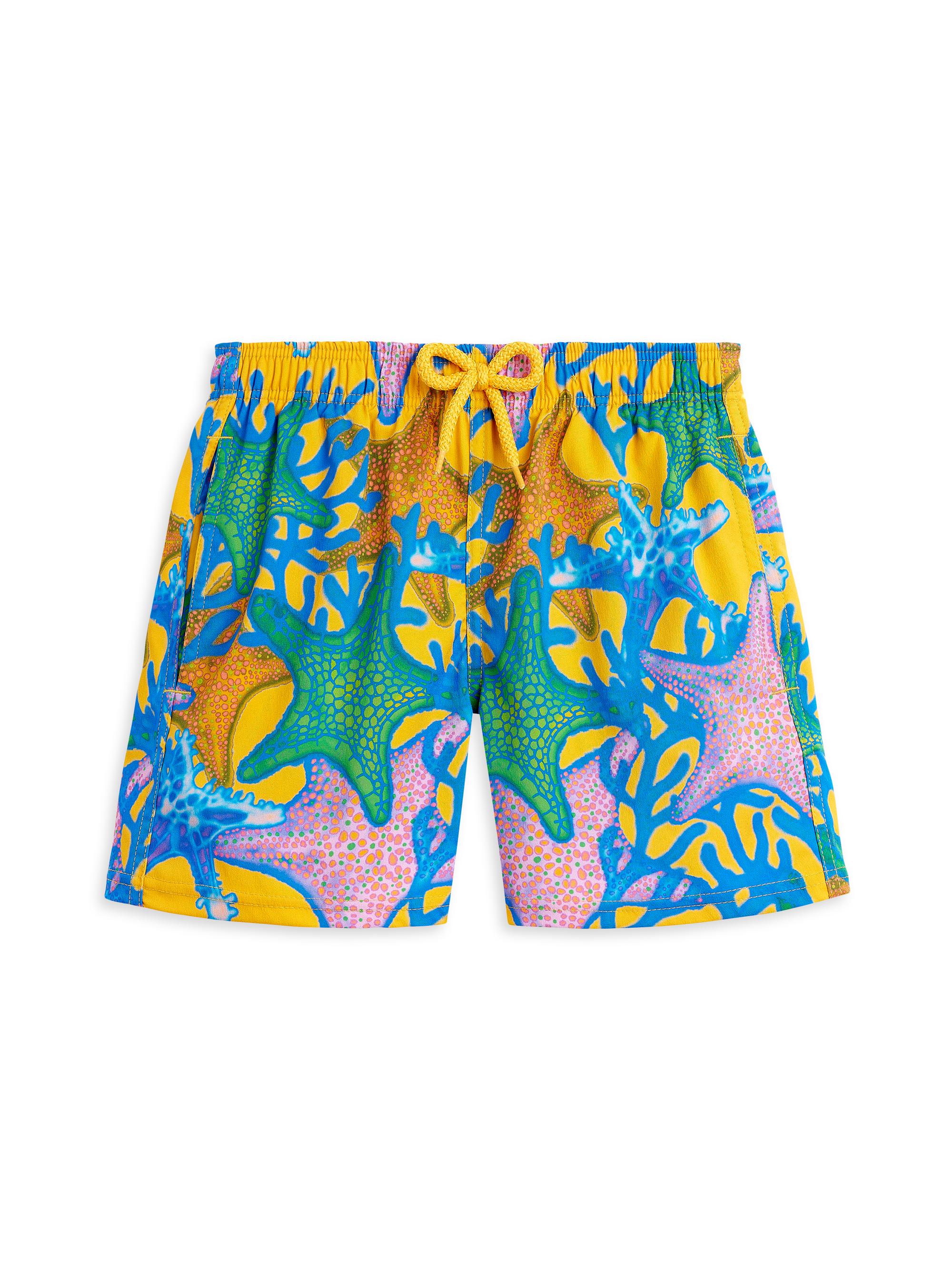 Vilebrequin Little Boy's & Boy's Starfish Print Swim Trunks - Glowed Star