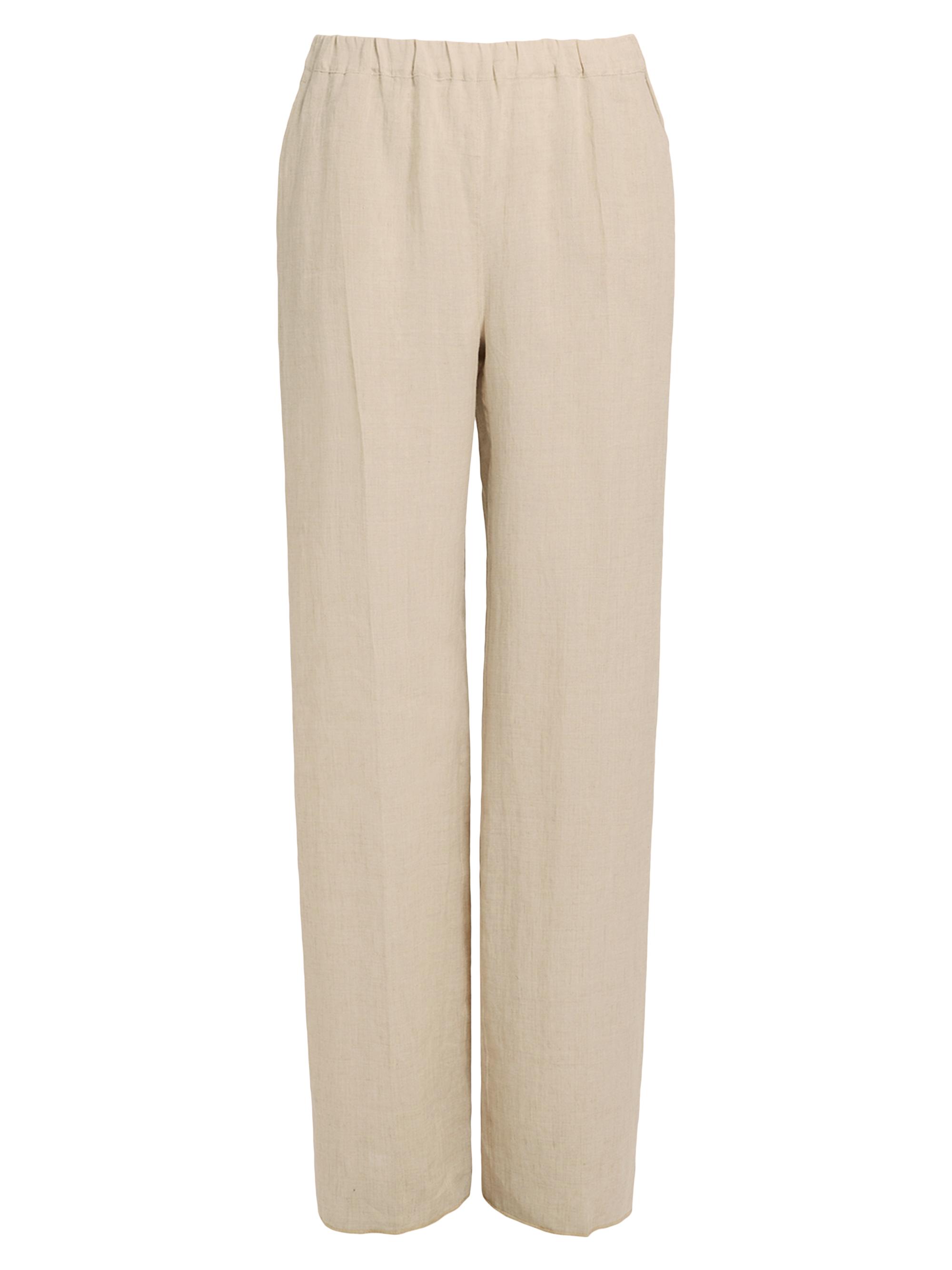 Marina Rinaldi Women's Rocco Lightweight Linen Trousers - Sand