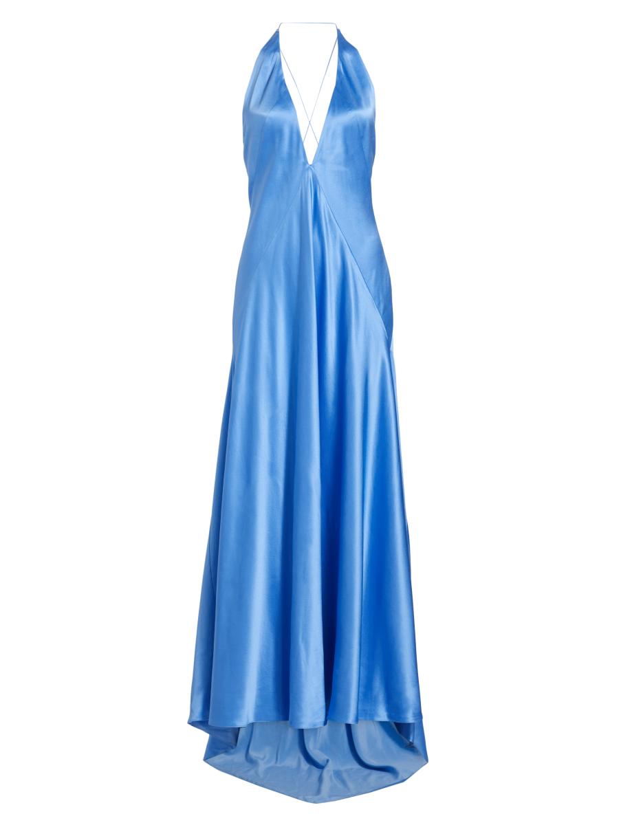 Michael Lo Sordo Alexandra Silk Satin Maxi Dress Saks Fifth Avenue