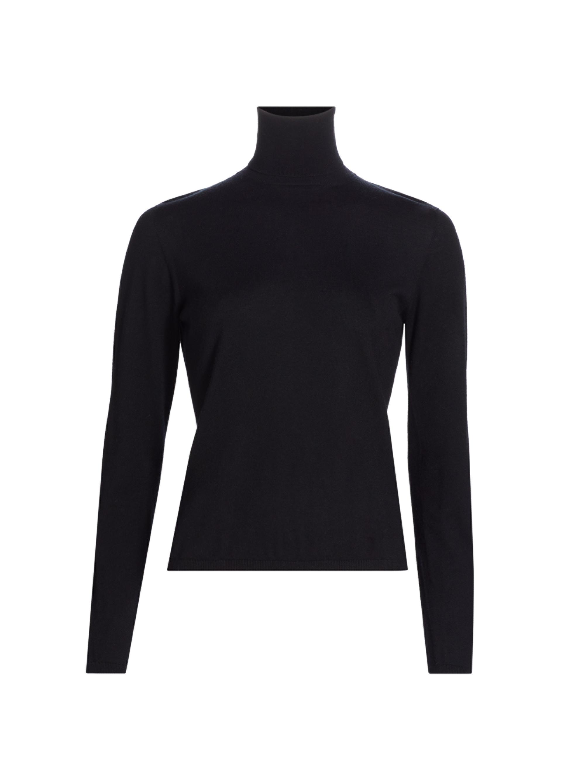 Max Mara Women's Veloce Cashmere Turtleneck Sweater - Black