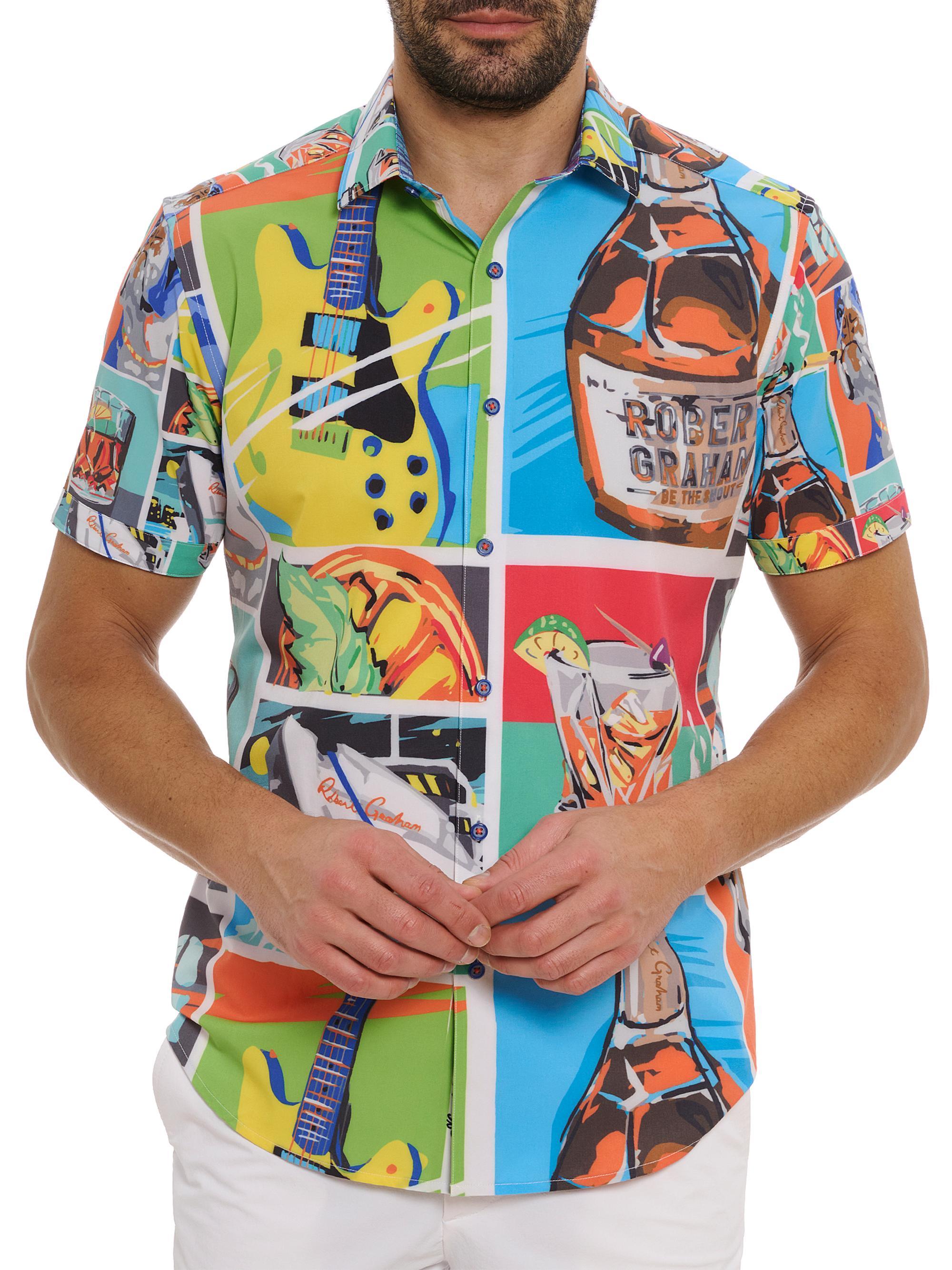 Robert Graham Men's Fiesta De Verano Graphic Button-Front Shirt