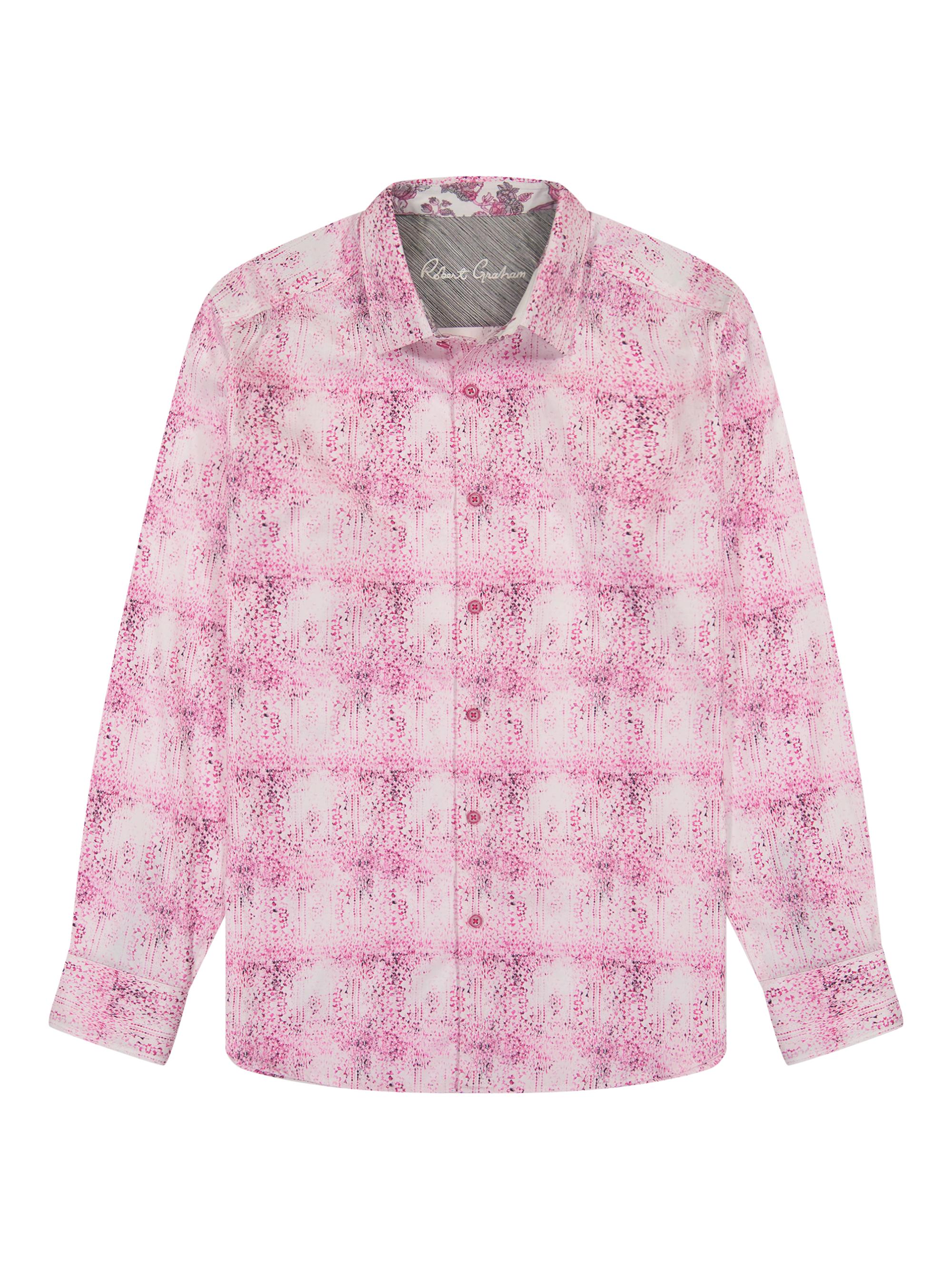 Robert Graham Men's Dreamweaver Button-Up Shirt - Pink