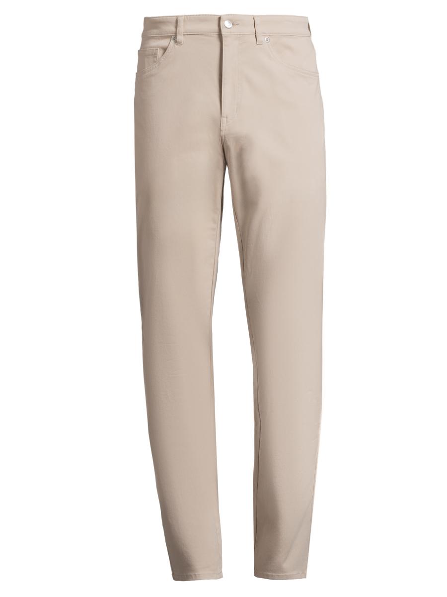 Peter Millar Men's Crown Stretch Cotton-blend Five-pocket Pants In Pink