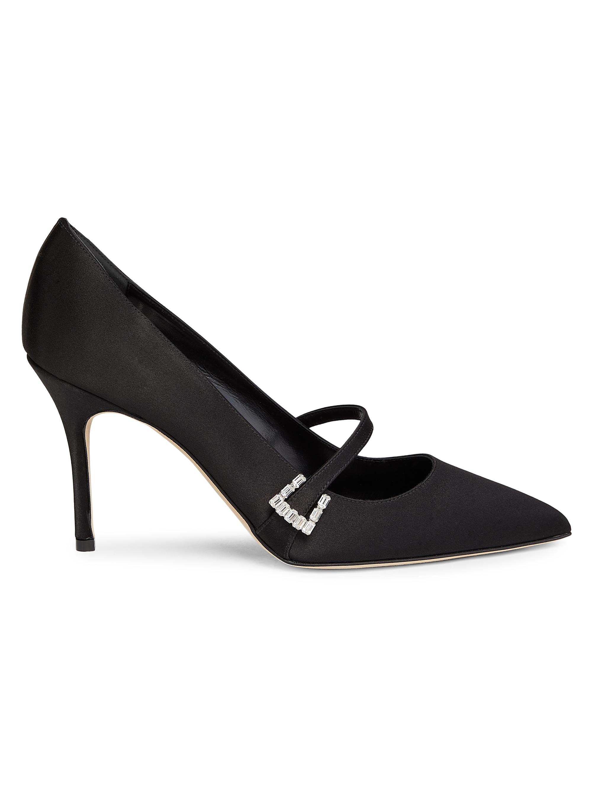 Manolo Blahnik Women's Ramima 90MM Pumps - Black