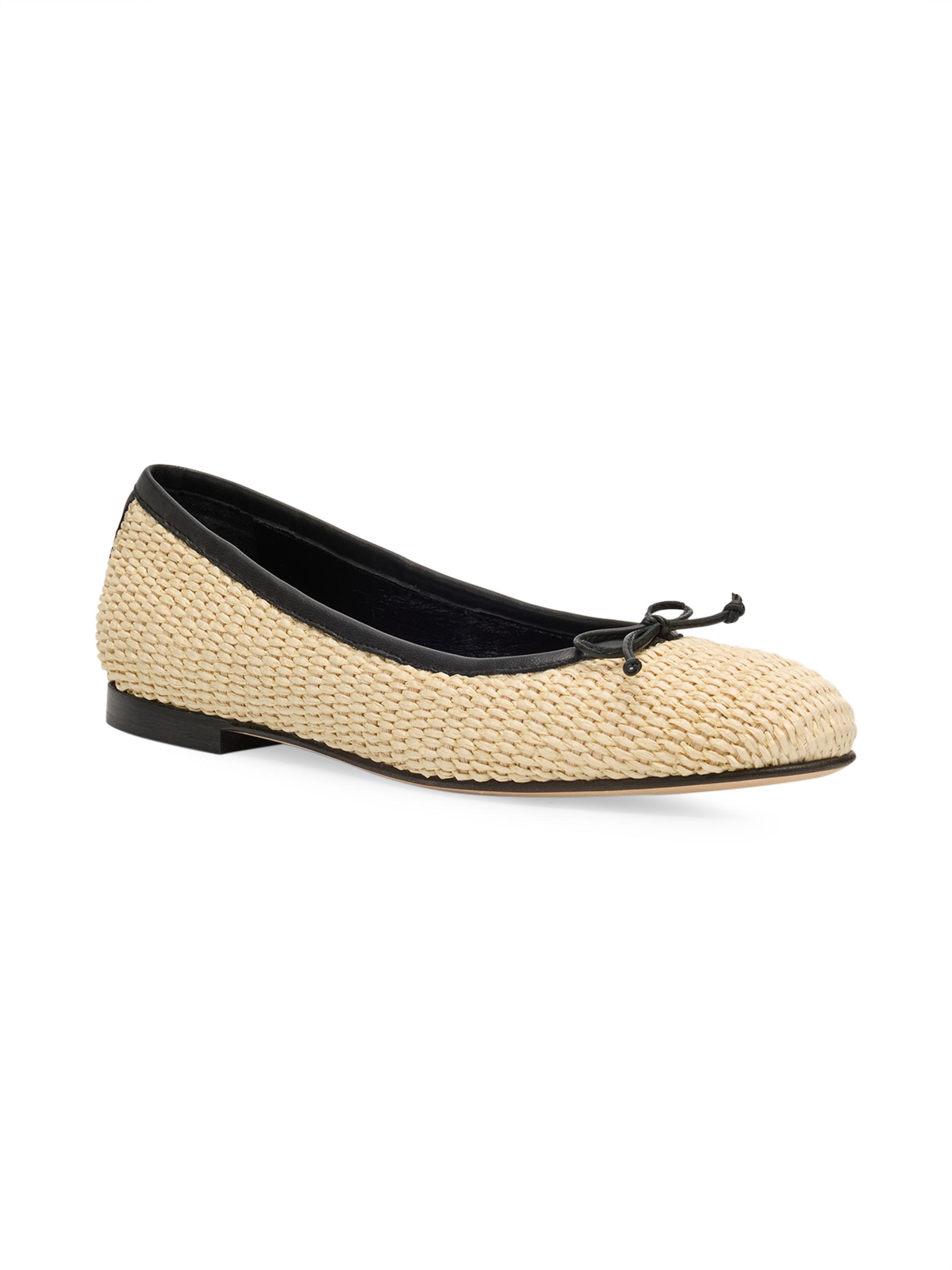 Manolo Blahnik Veralli Woven Ballet Flats | Saks Fifth Avenue