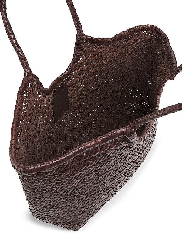 Shop Dragon Diffusion Nantucket Woven Leather Basket Bag Shop Dragon Diffusion Nantucket Woven Leather Basket Bag