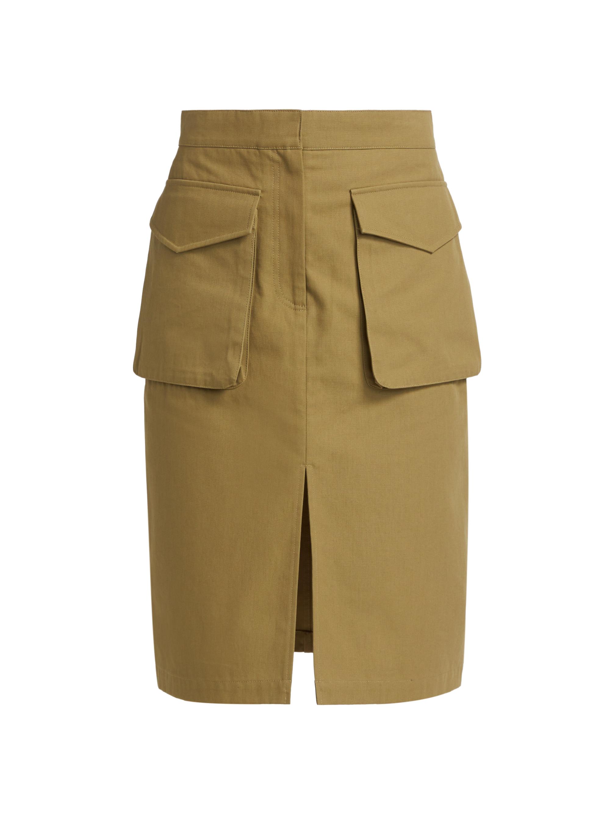 Co Women's Workwear tton Utility Skirt - Sage