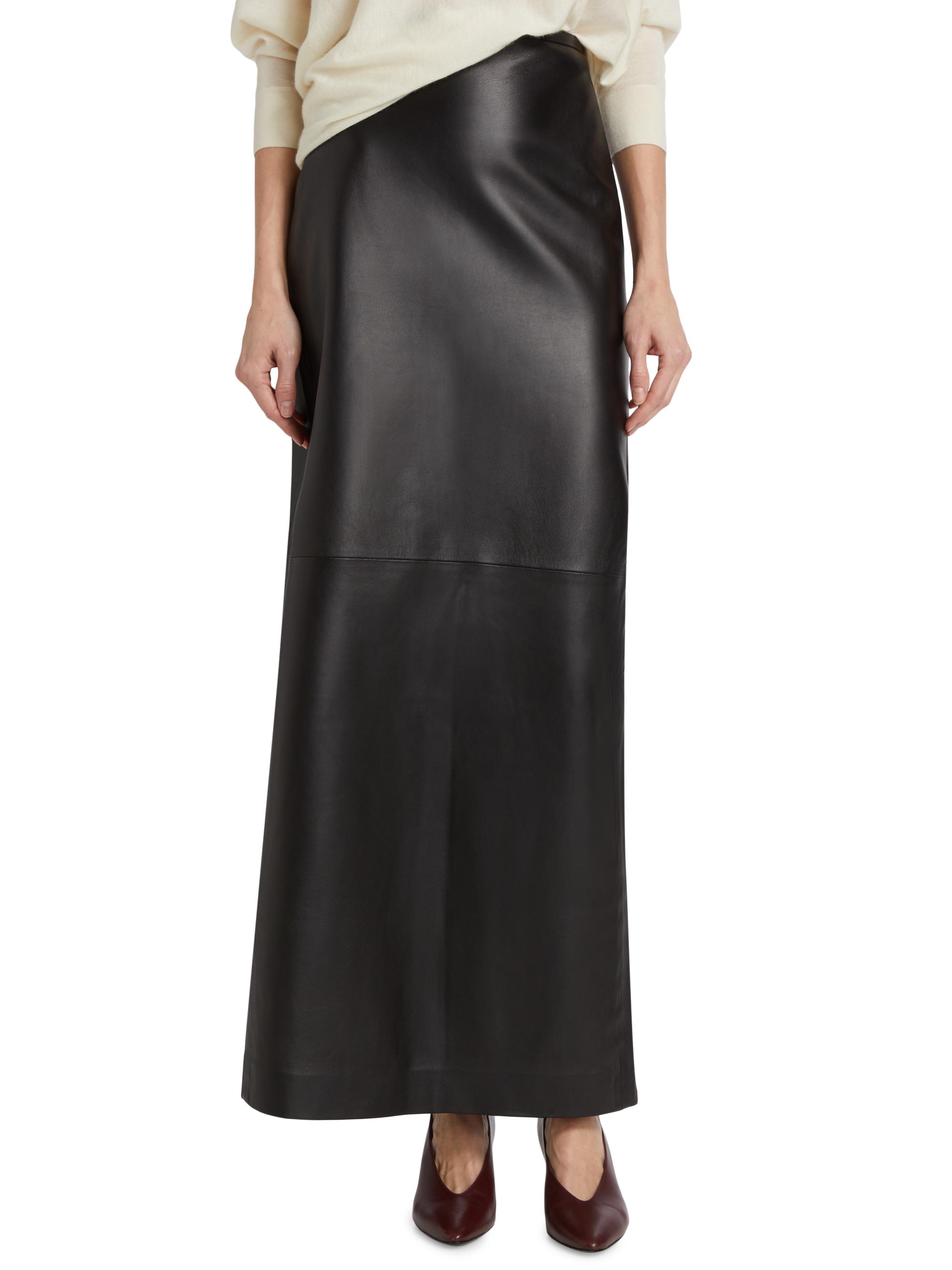 Co Leather Pencil Maxi Skirt | Saks Fifth Avenue