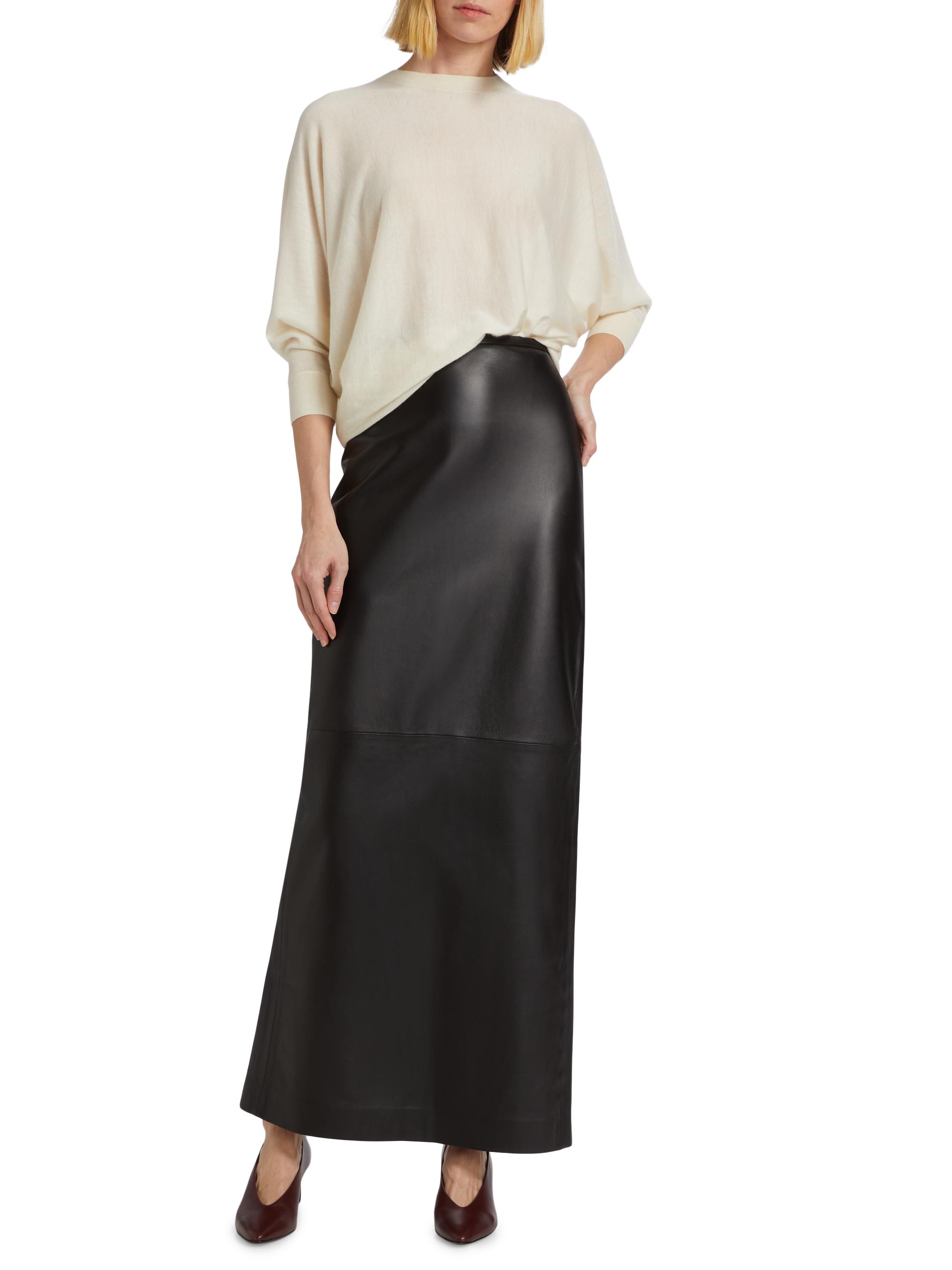 Co Leather Pencil Maxi Skirt | Saks Fifth Avenue