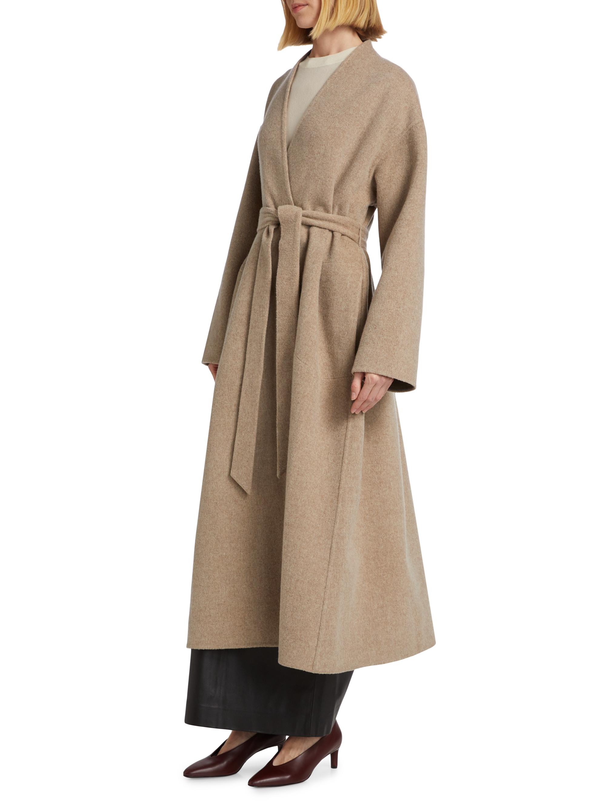 Co Double Wrap Belted Coat | Saks Fifth Avenue