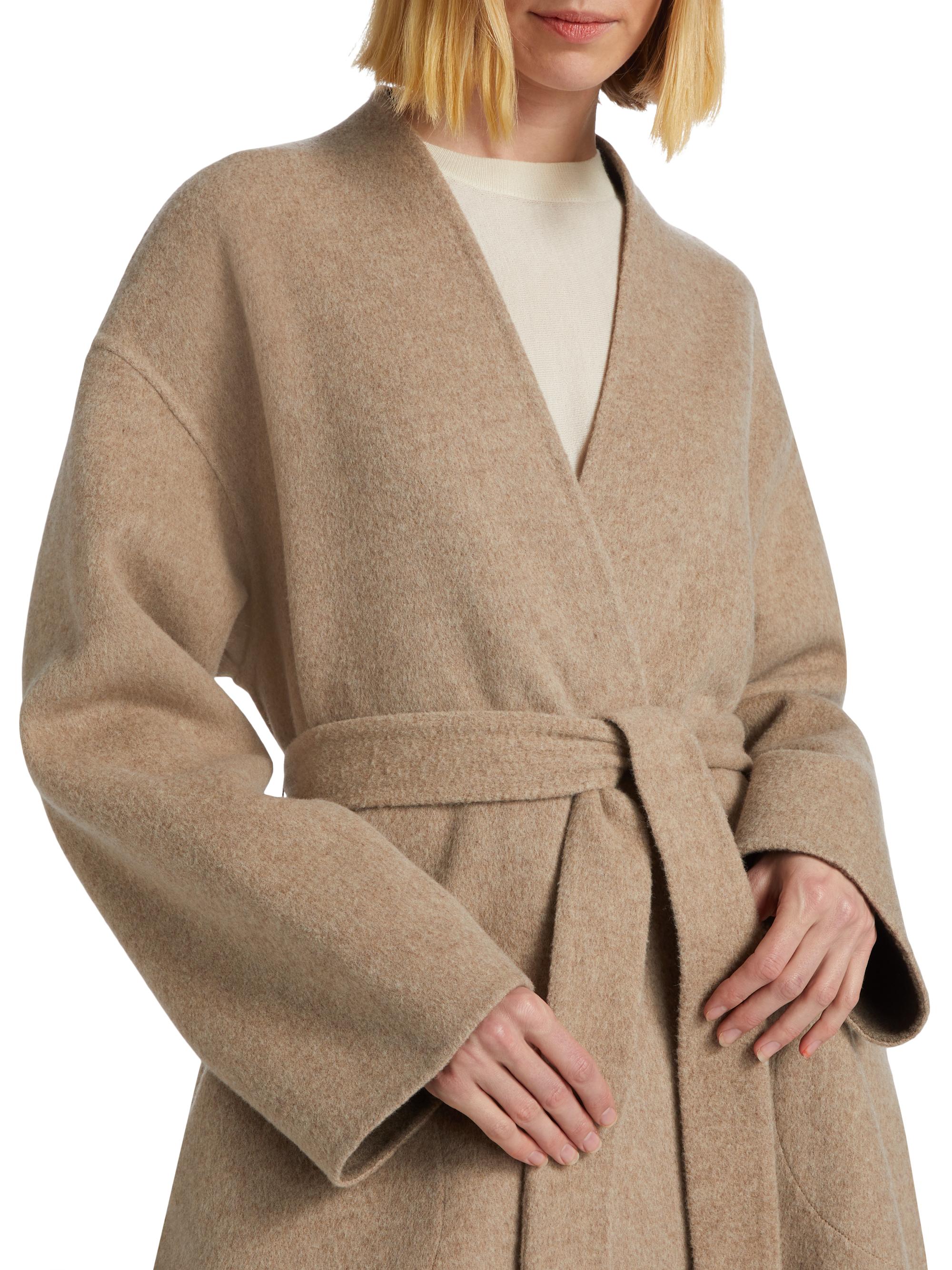 Co Double Wrap Belted Coat | Saks Fifth Avenue