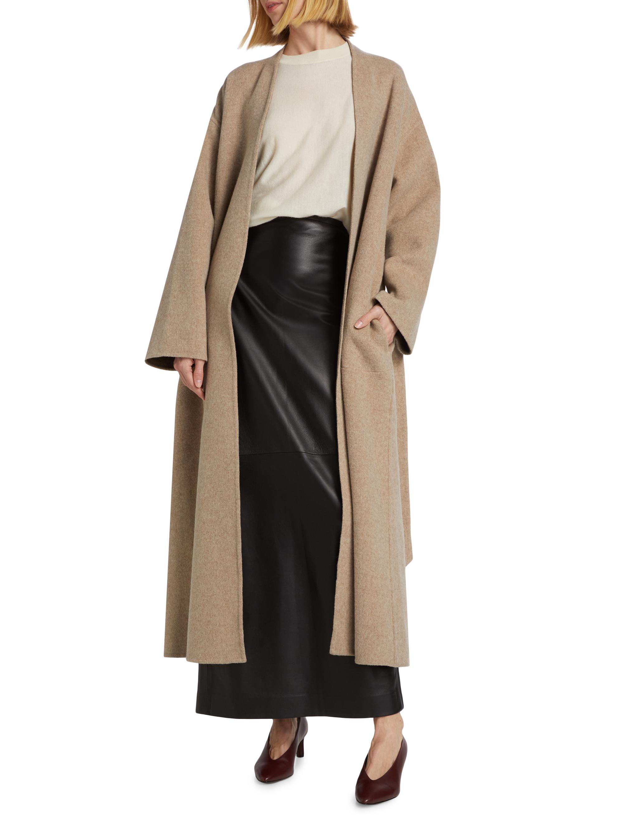 Co Double Wrap Belted Coat | Saks Fifth Avenue