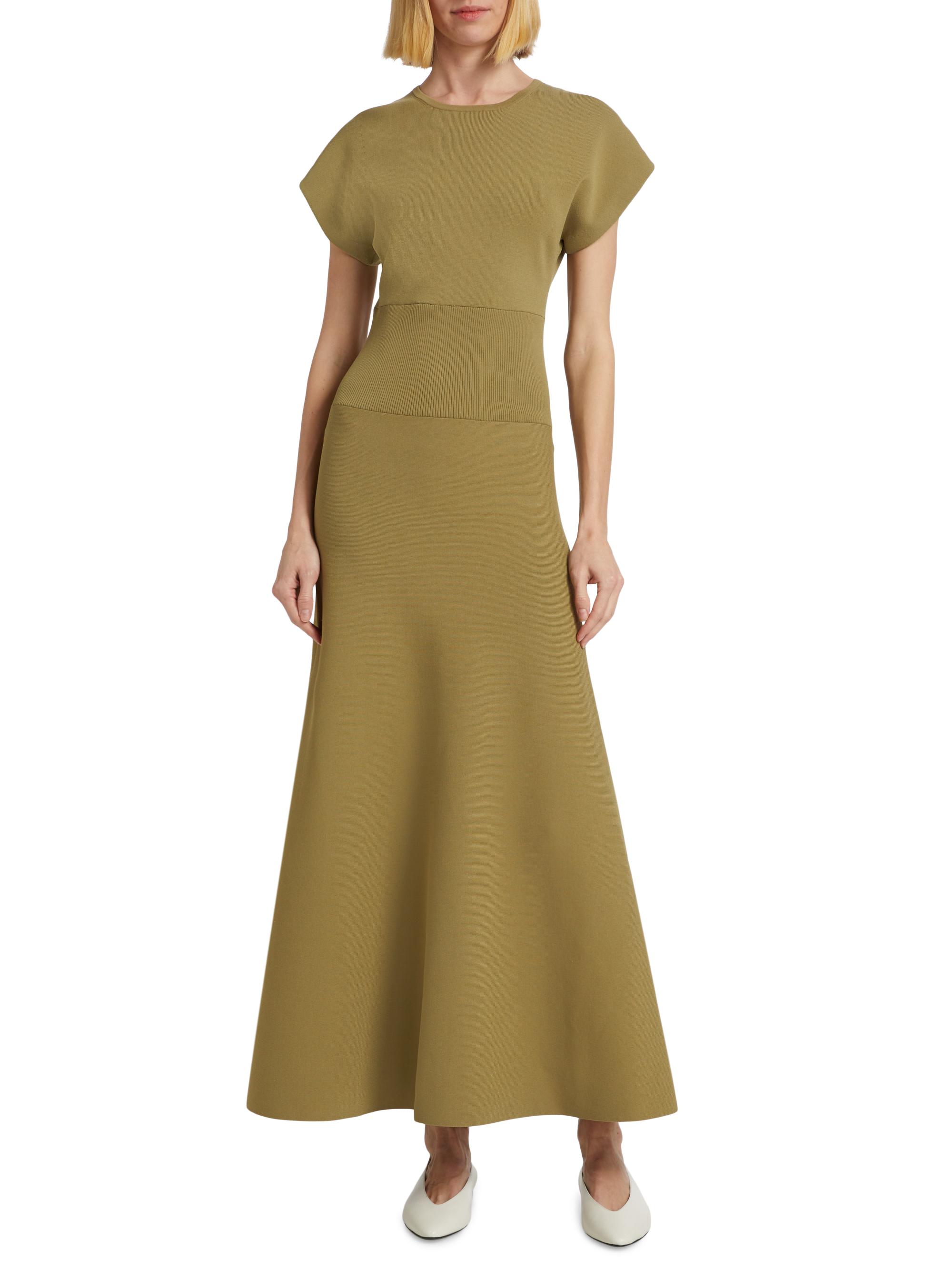 Co Compact Knit Fit & Flare Dress | Saks Fifth Avenue